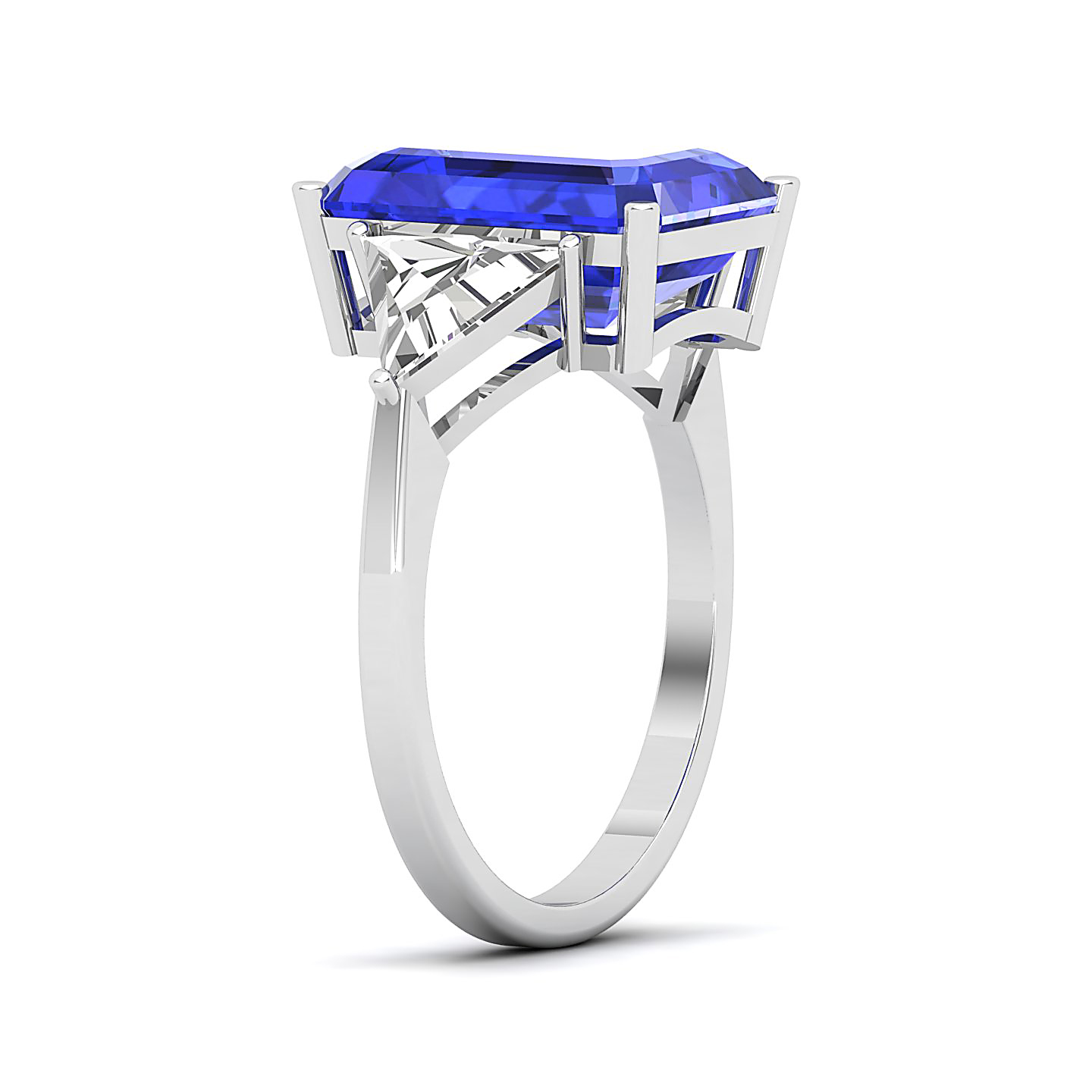 The Eternal Three Stone Tanzanite ring