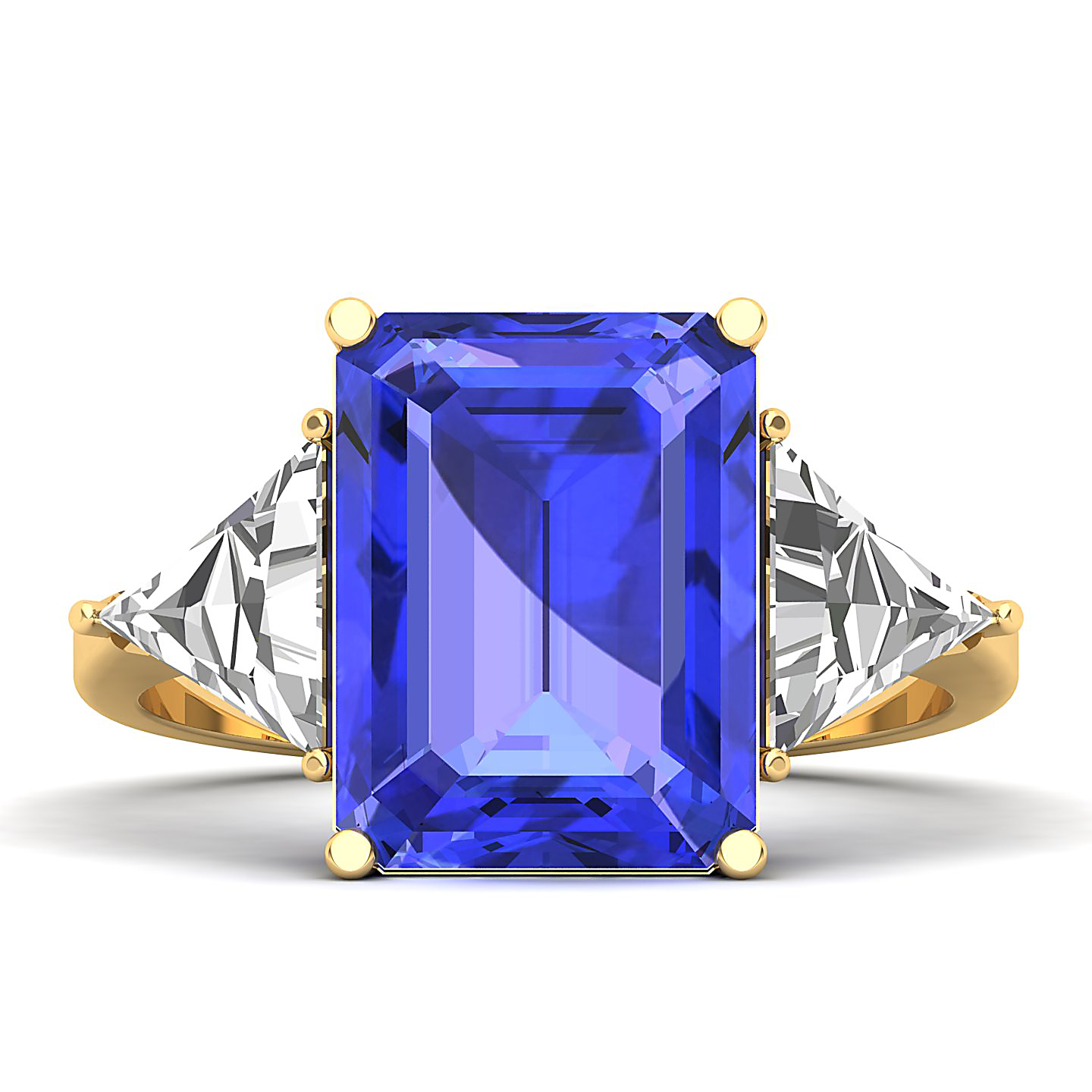 The Eternal Three Stone Tanzanite ring