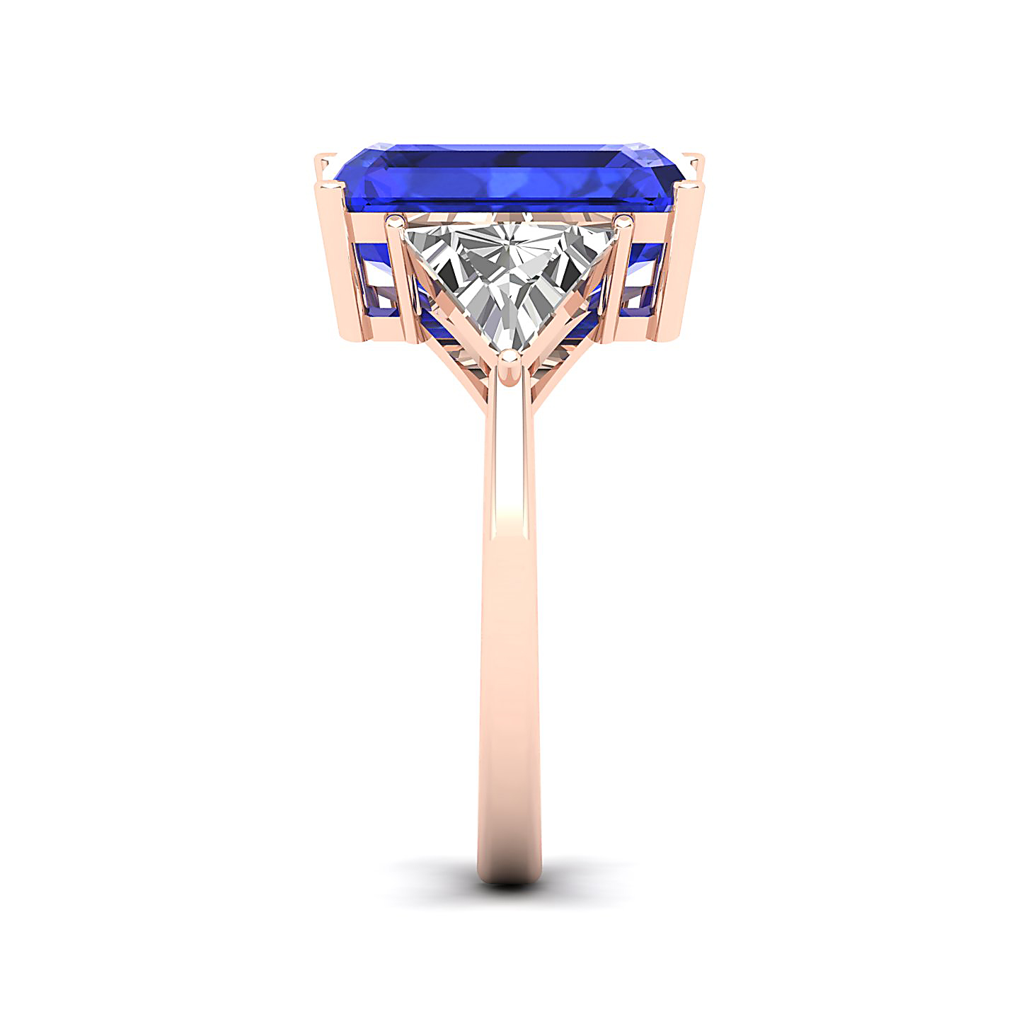 The Eternal Three Stone Tanzanite ring