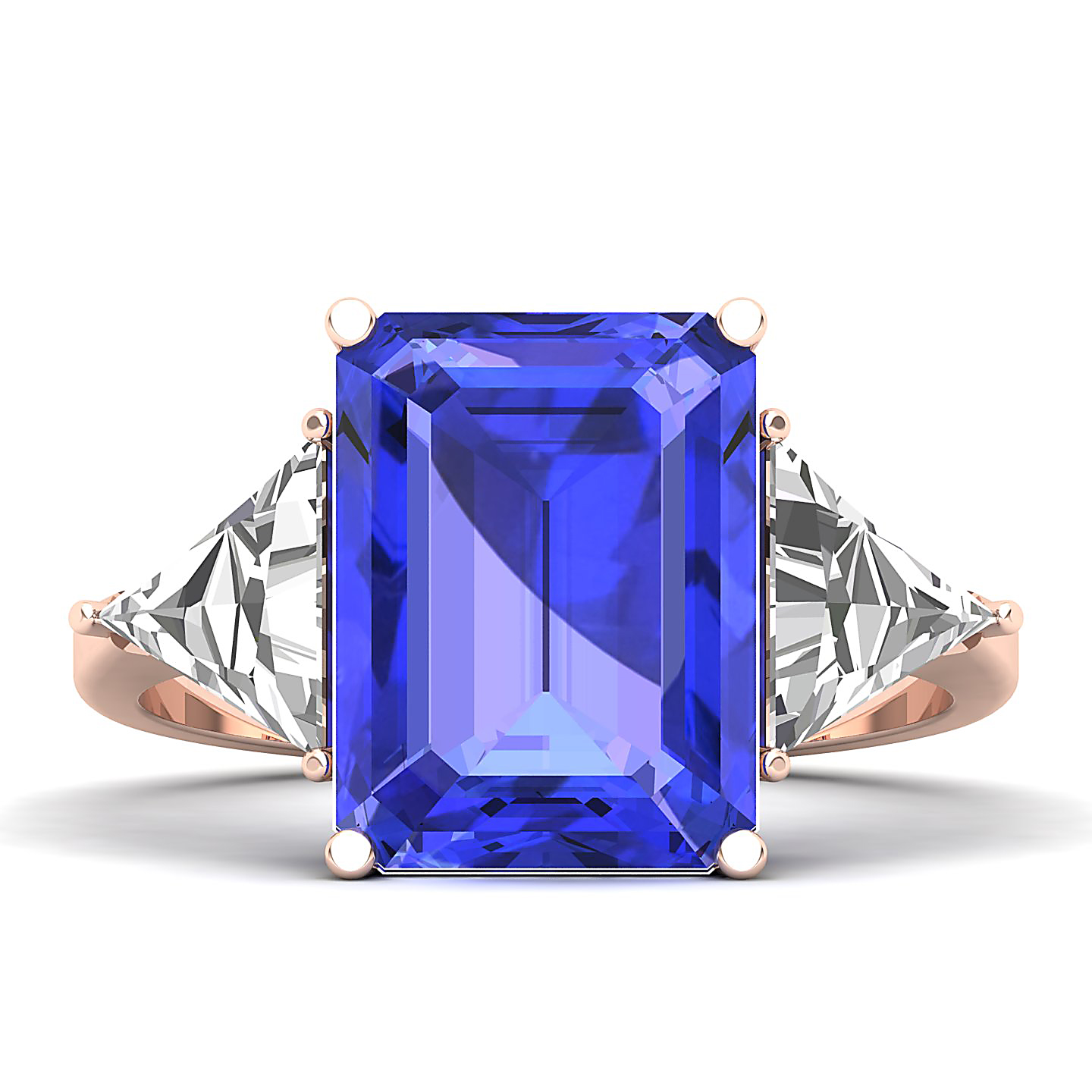 The Eternal Three Stone Tanzanite ring