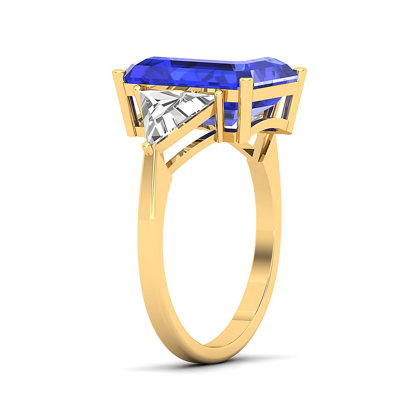 The Eternal Three Stone Tanzanite ring