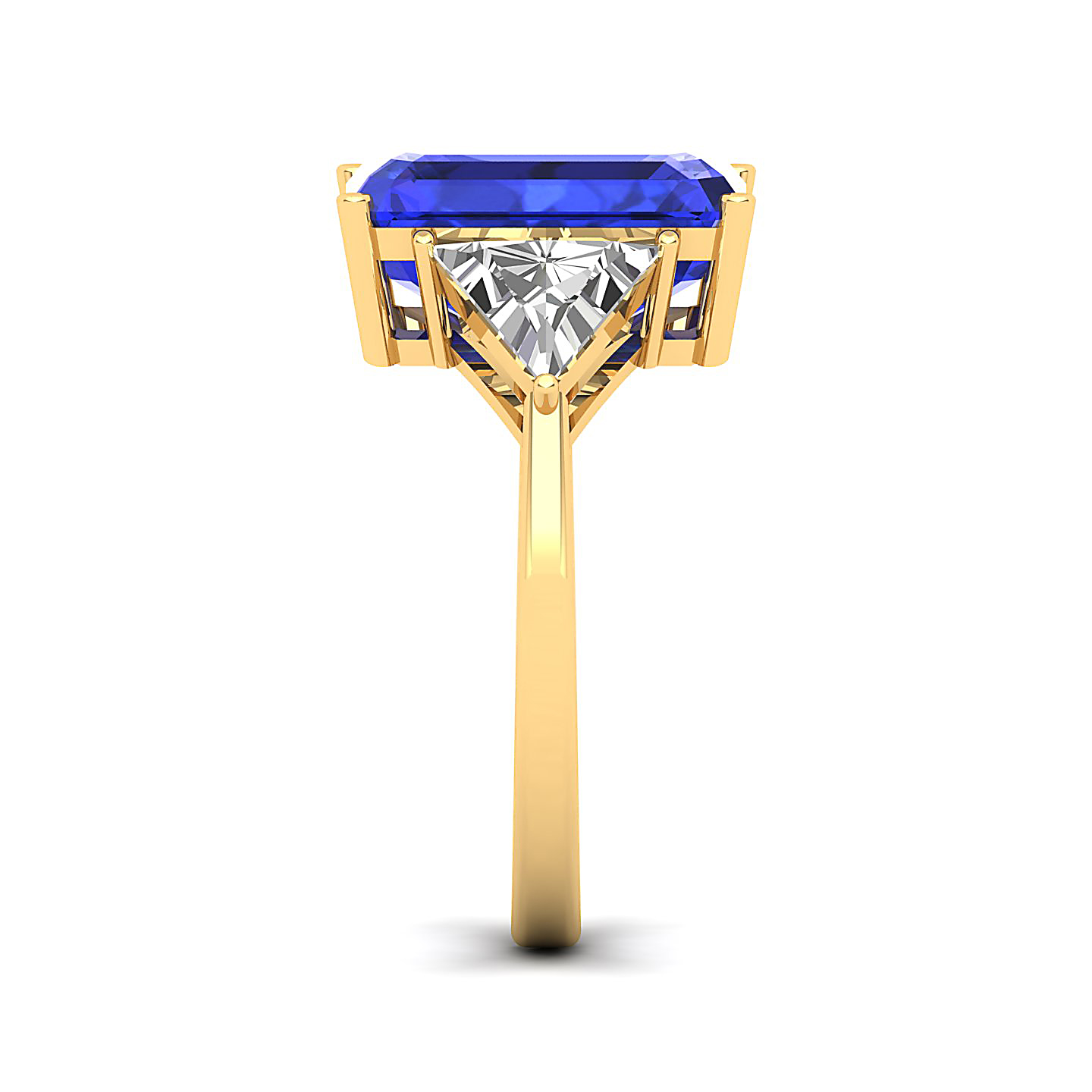 The Eternal Three Stone Tanzanite ring