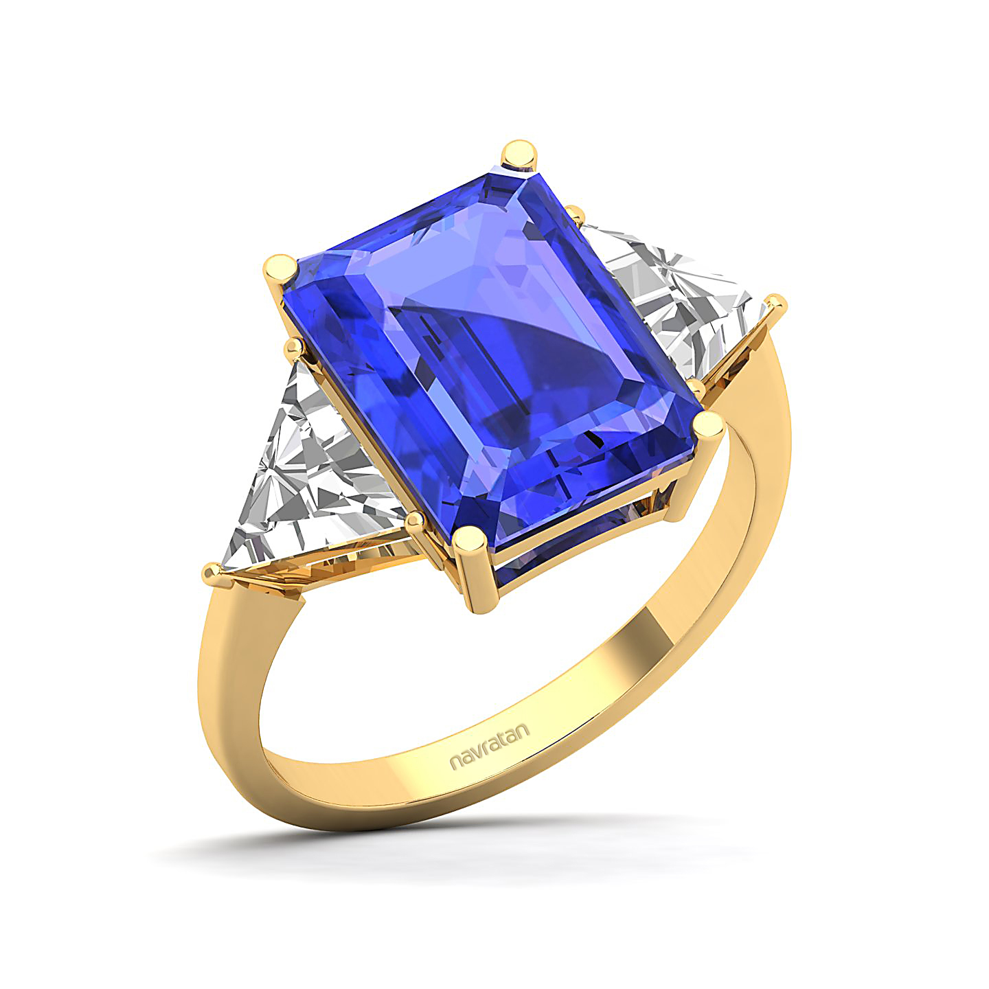 The Eternal Three Stone Tanzanite ring