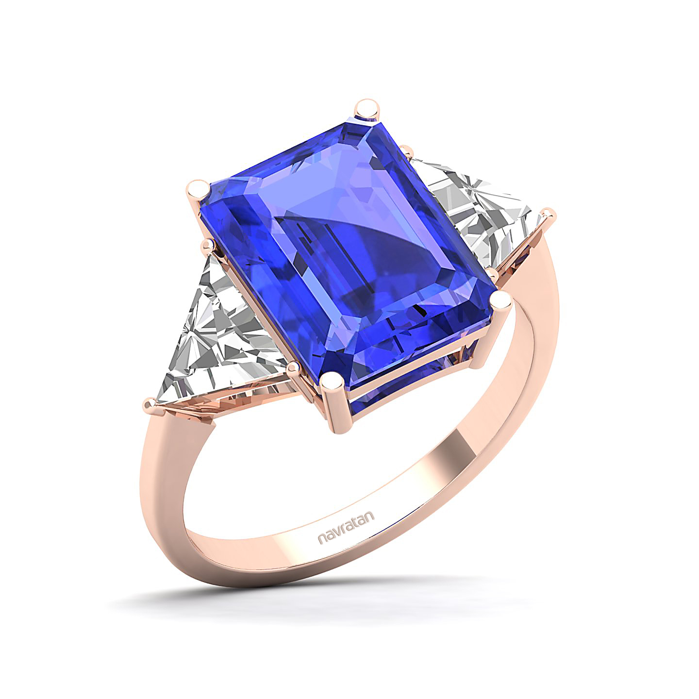 The Eternal Three Stone Tanzanite ring