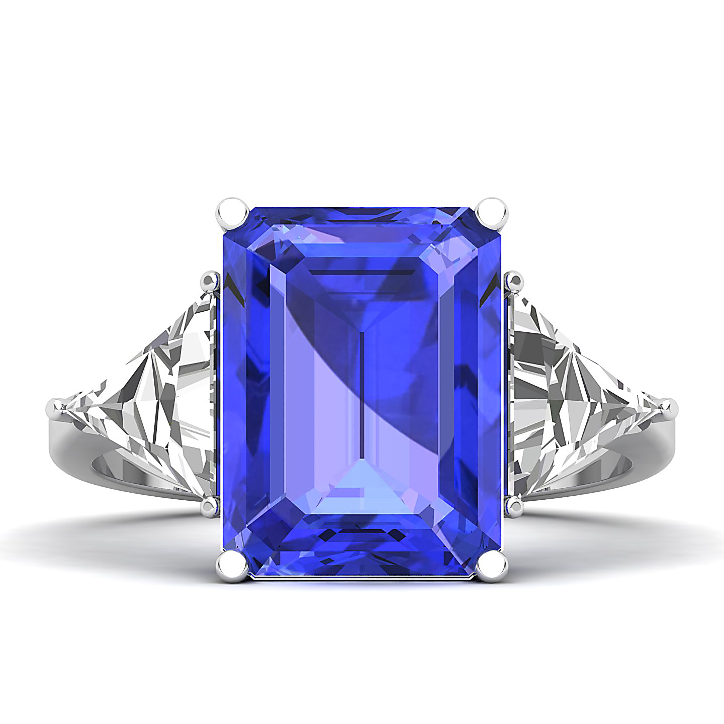 The Eternal Three Stone Tanzanite ring