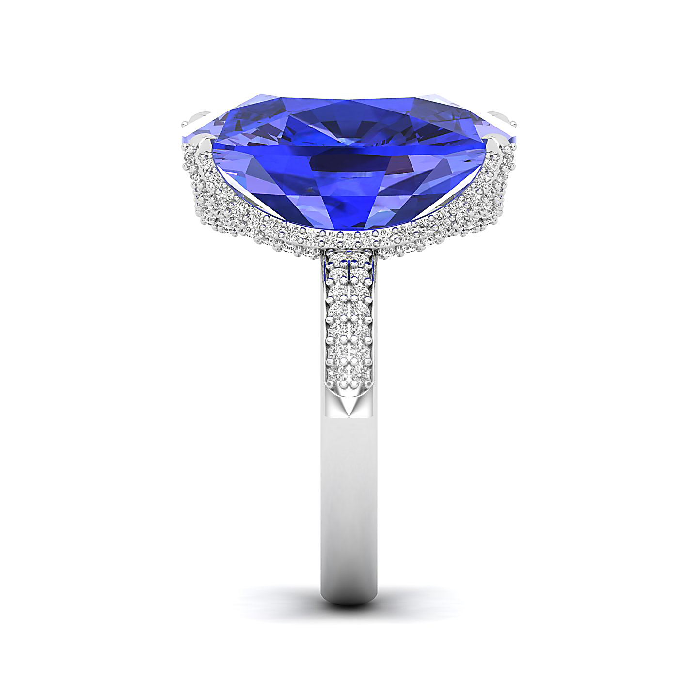 The Fiery Single Stone Tanzanite ring