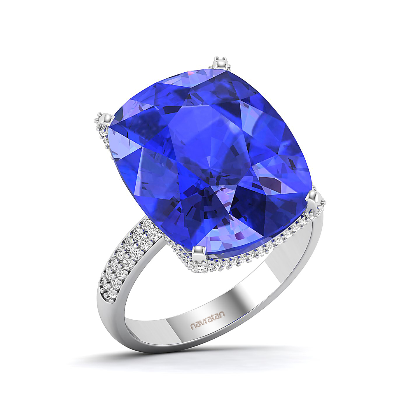 The Fiery Single Stone Tanzanite ring
