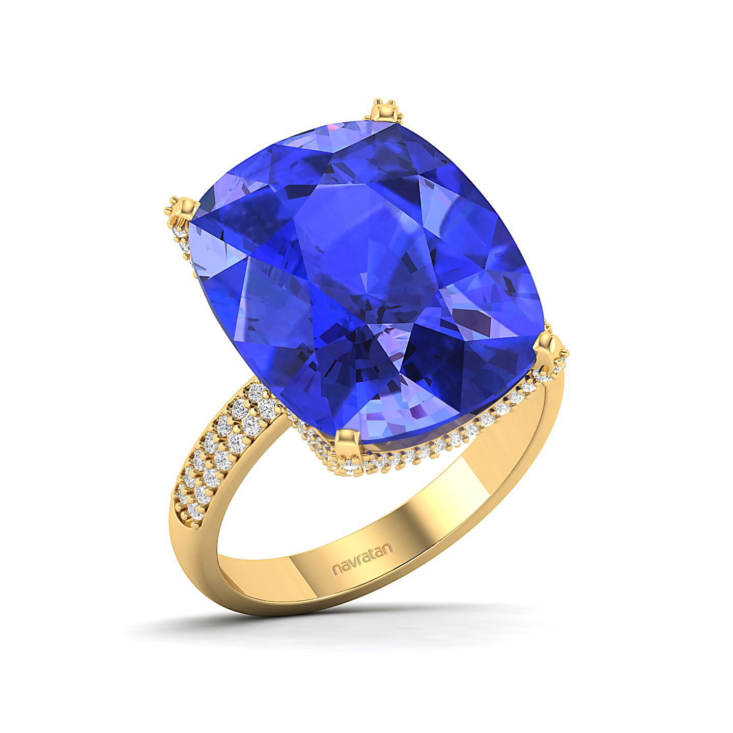 The Fiery Single Stone Tanzanite ring