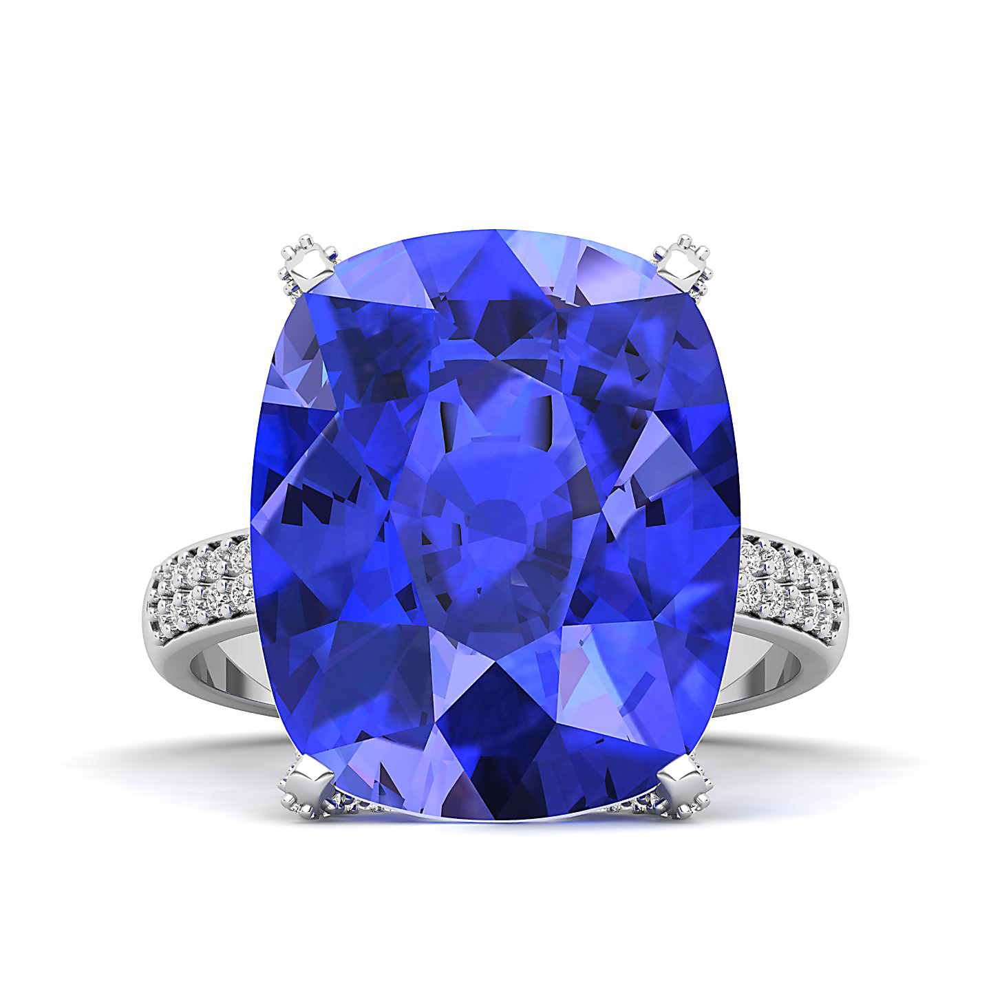 The Fiery Single Stone Tanzanite ring