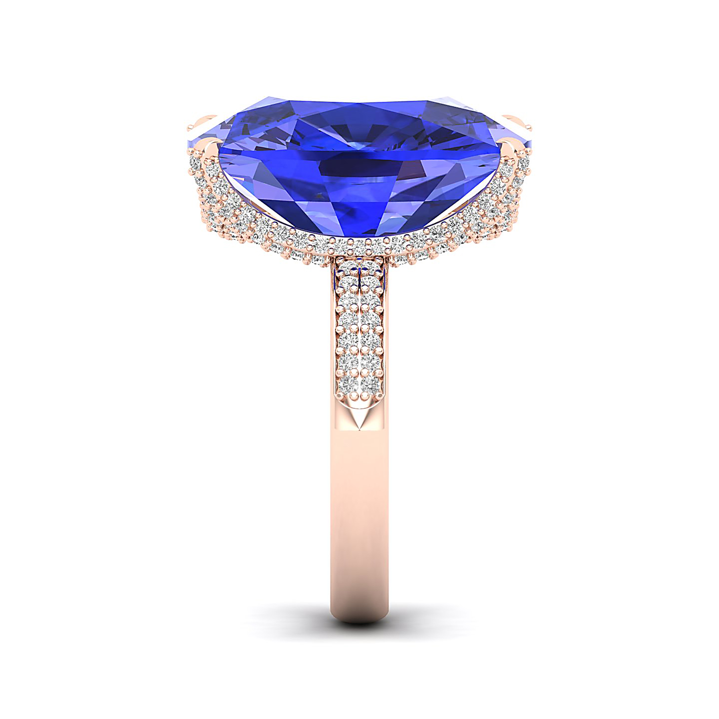 The Fiery Single Stone Tanzanite ring