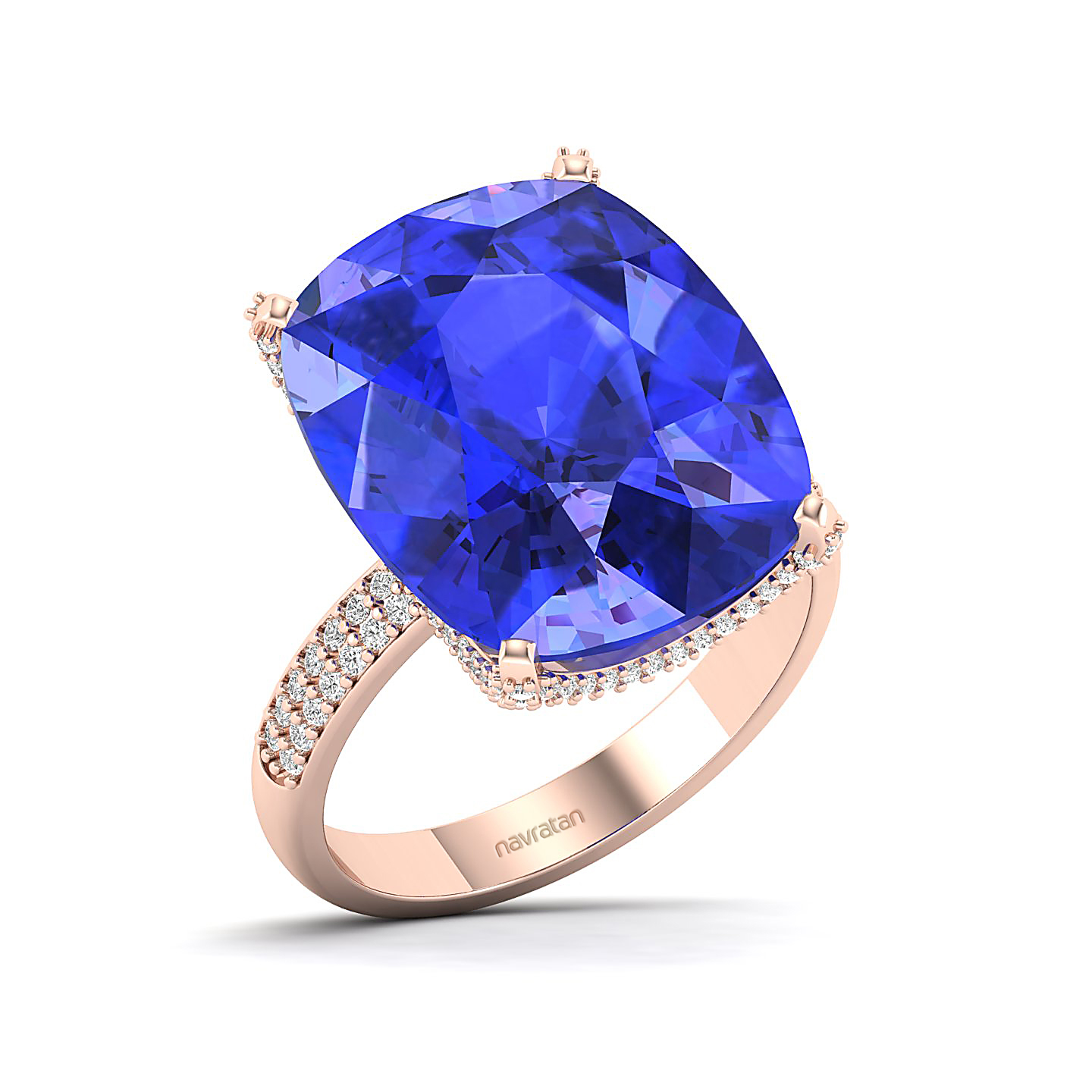 The Fiery Single Stone Tanzanite ring