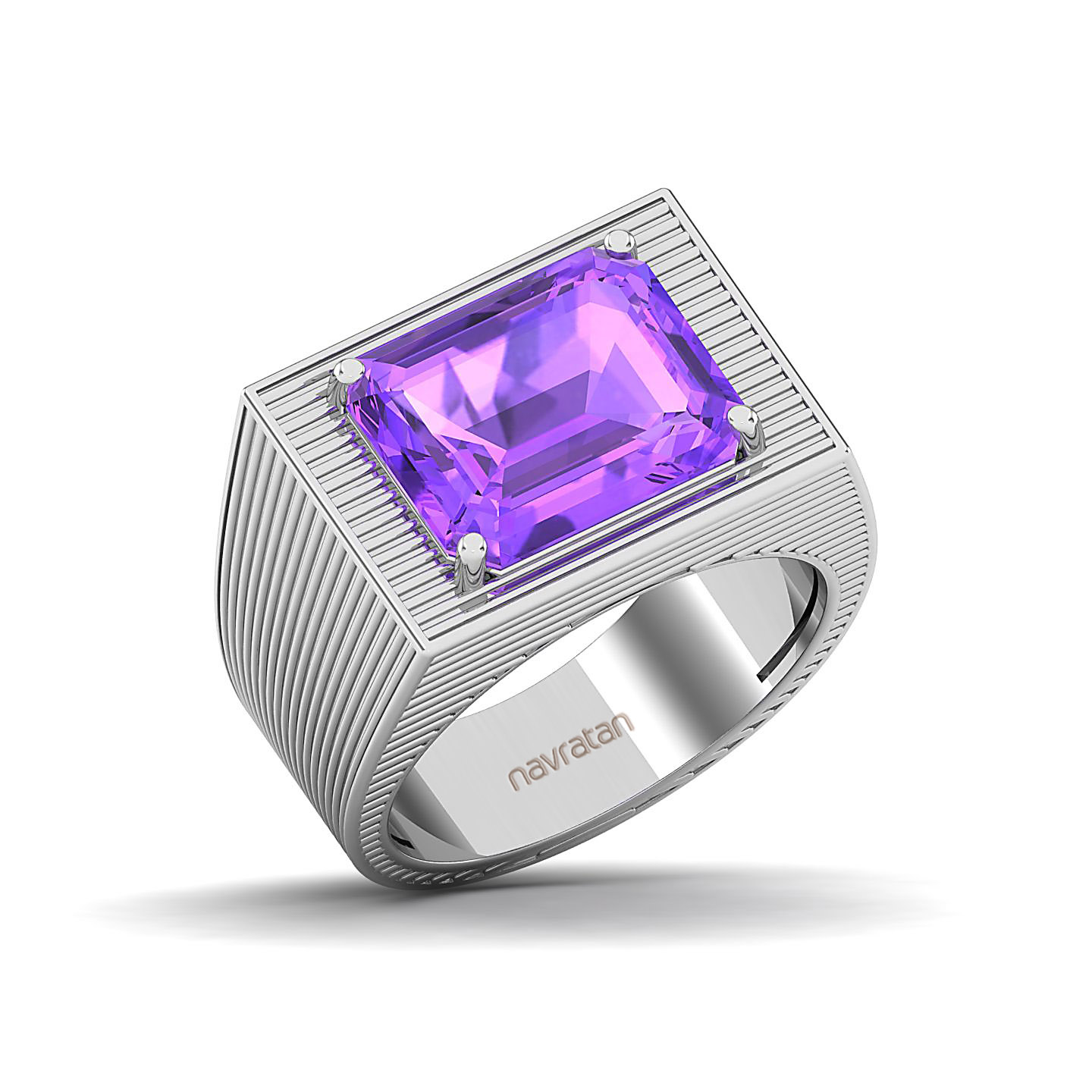 The Flaming Amethyst Gold Ring