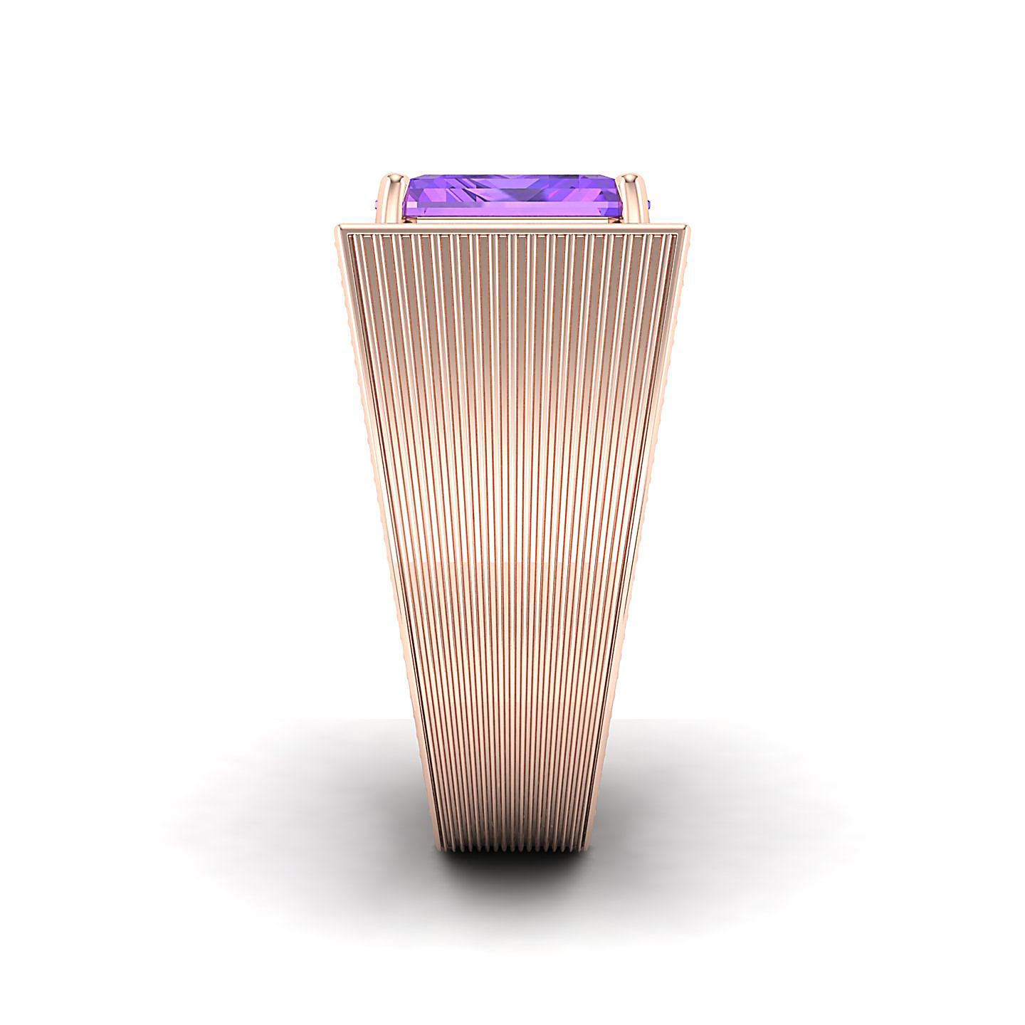 The Flaming Amethyst Gold Ring