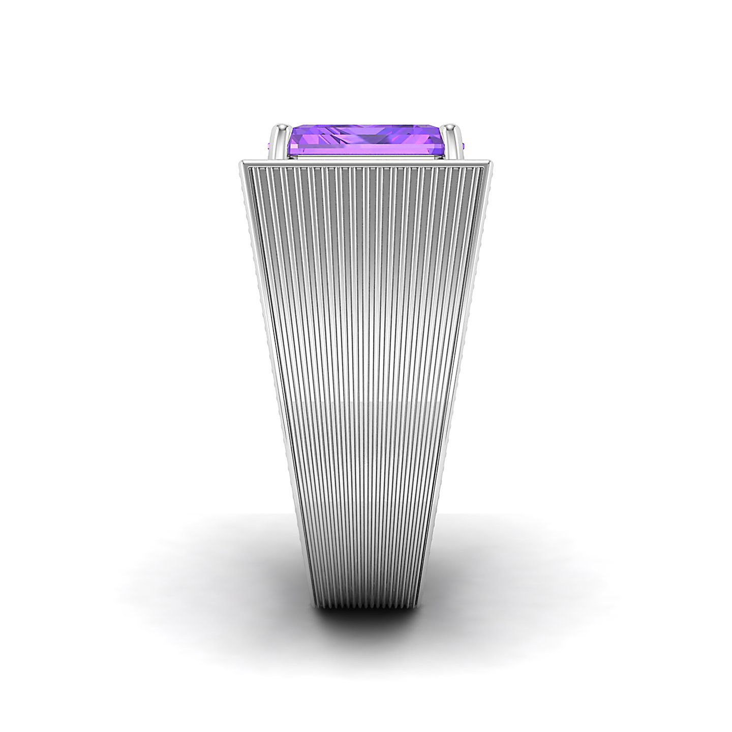 The Flaming Amethyst Gold Ring