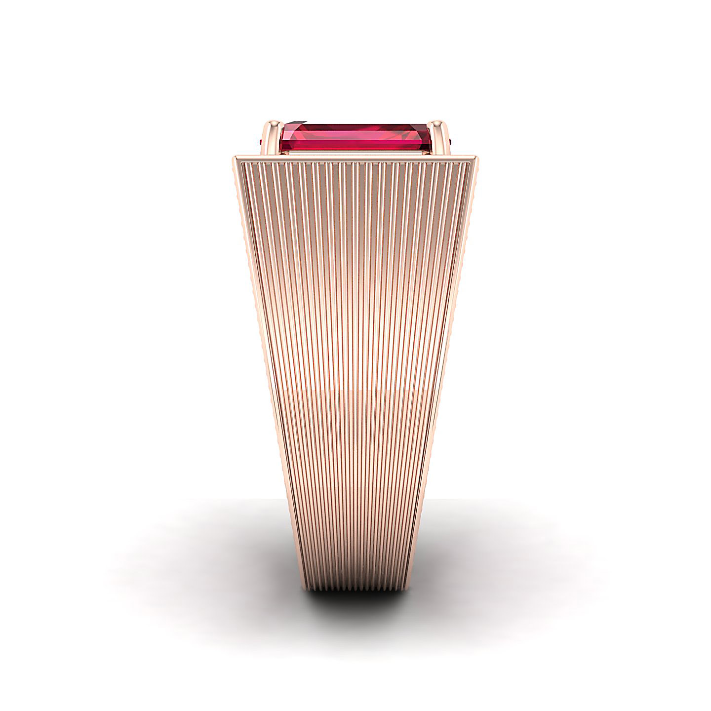The Flaming Ruby Gold Ring