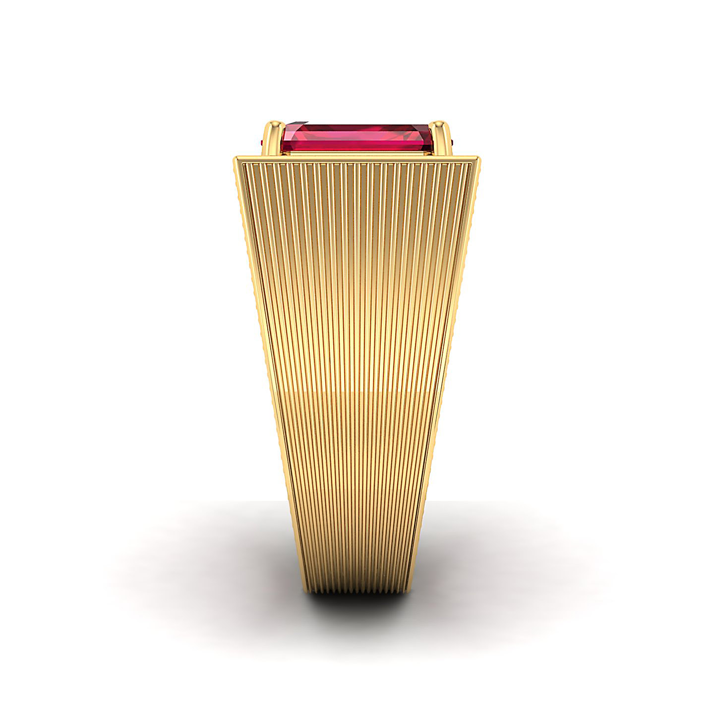 The Flaming Ruby Gold Ring