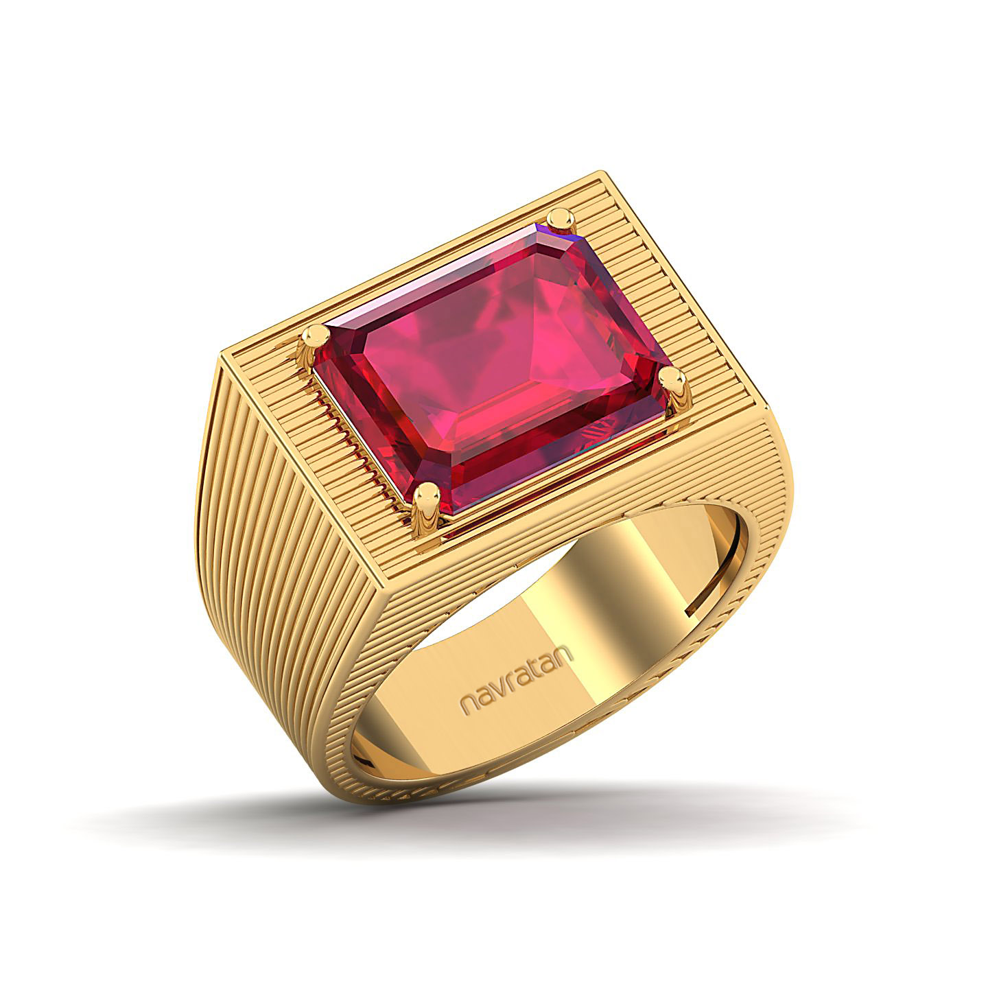 The Flaming Ruby Gold Ring