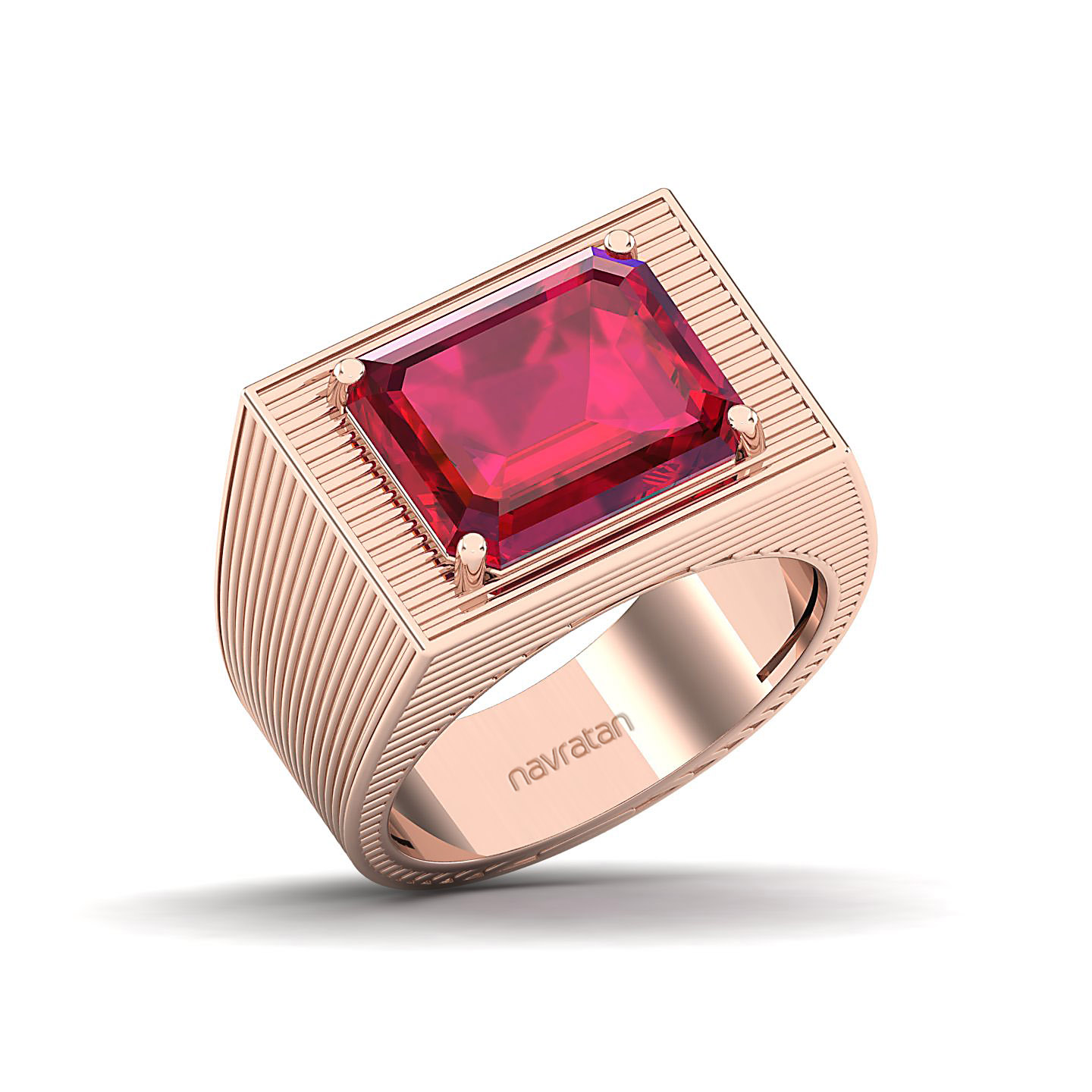 The Flaming Ruby Gold Ring