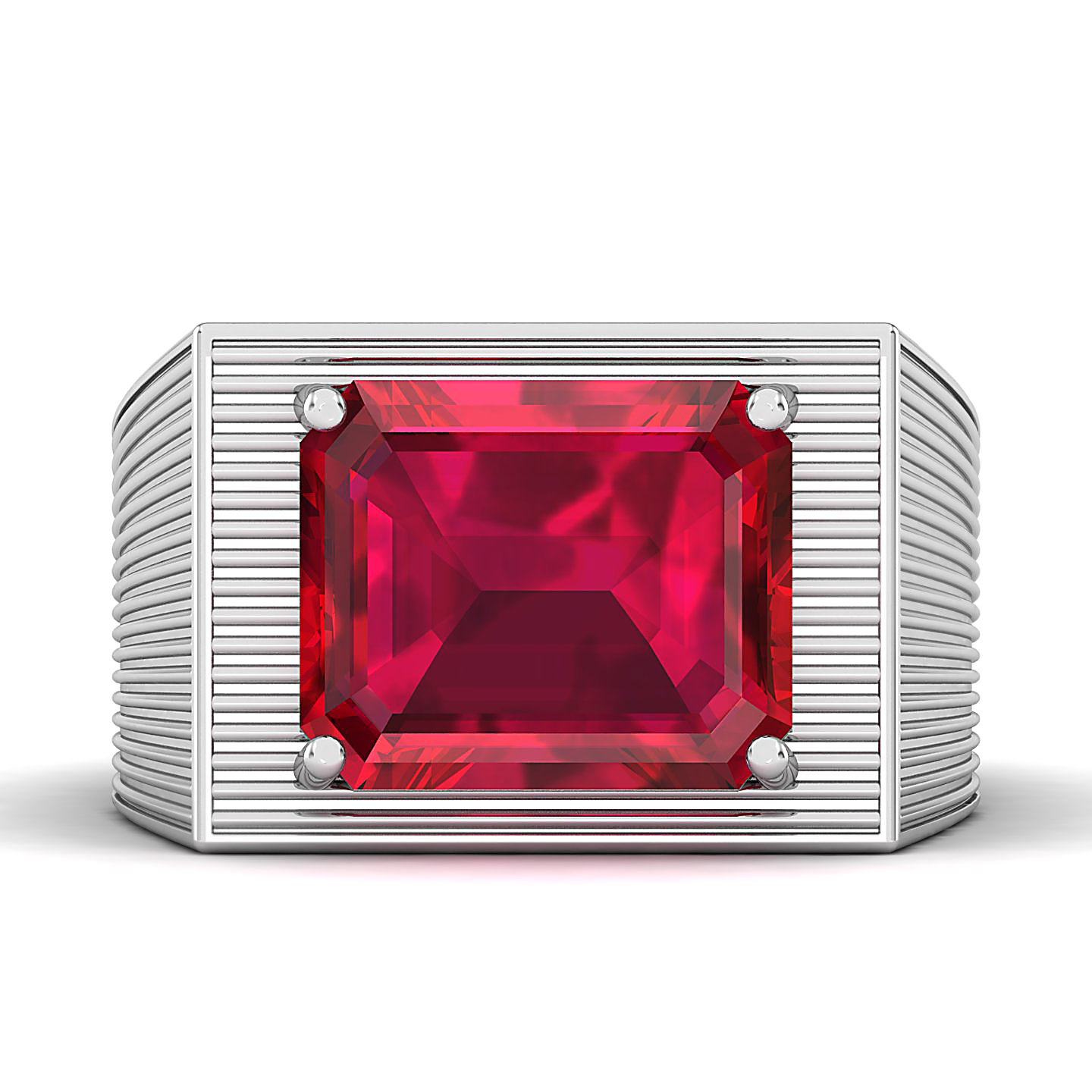 The Flaming Ruby Gold Ring