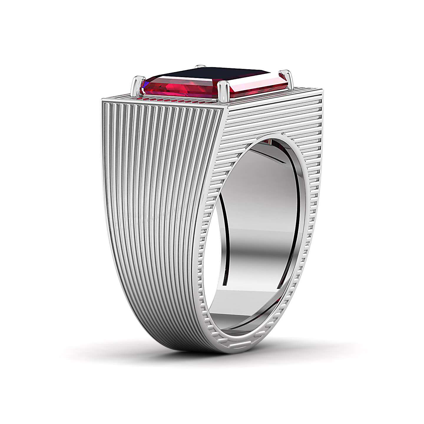 The Flaming Ruby Gold Ring