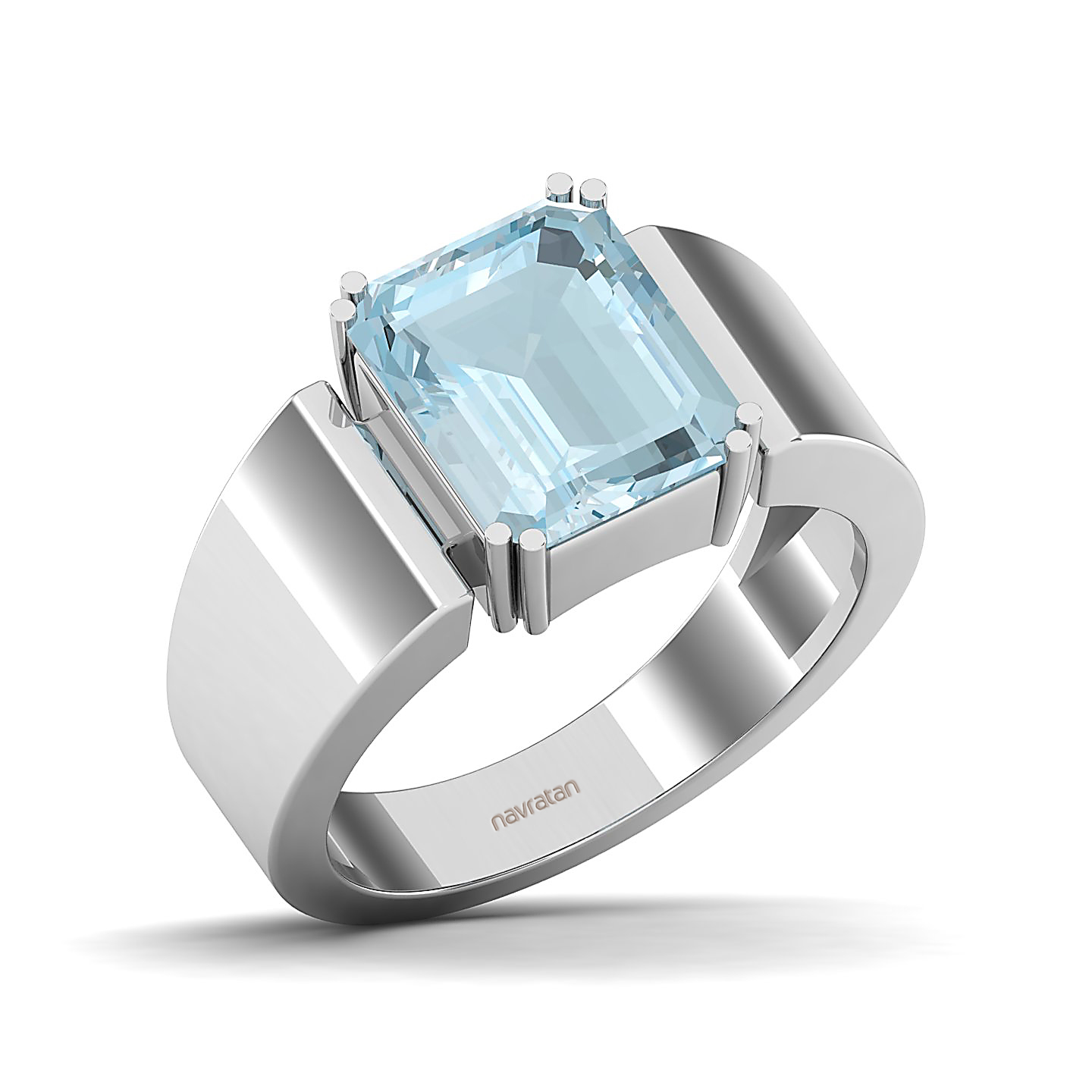 The Glorious Aquamarine Gold Ring