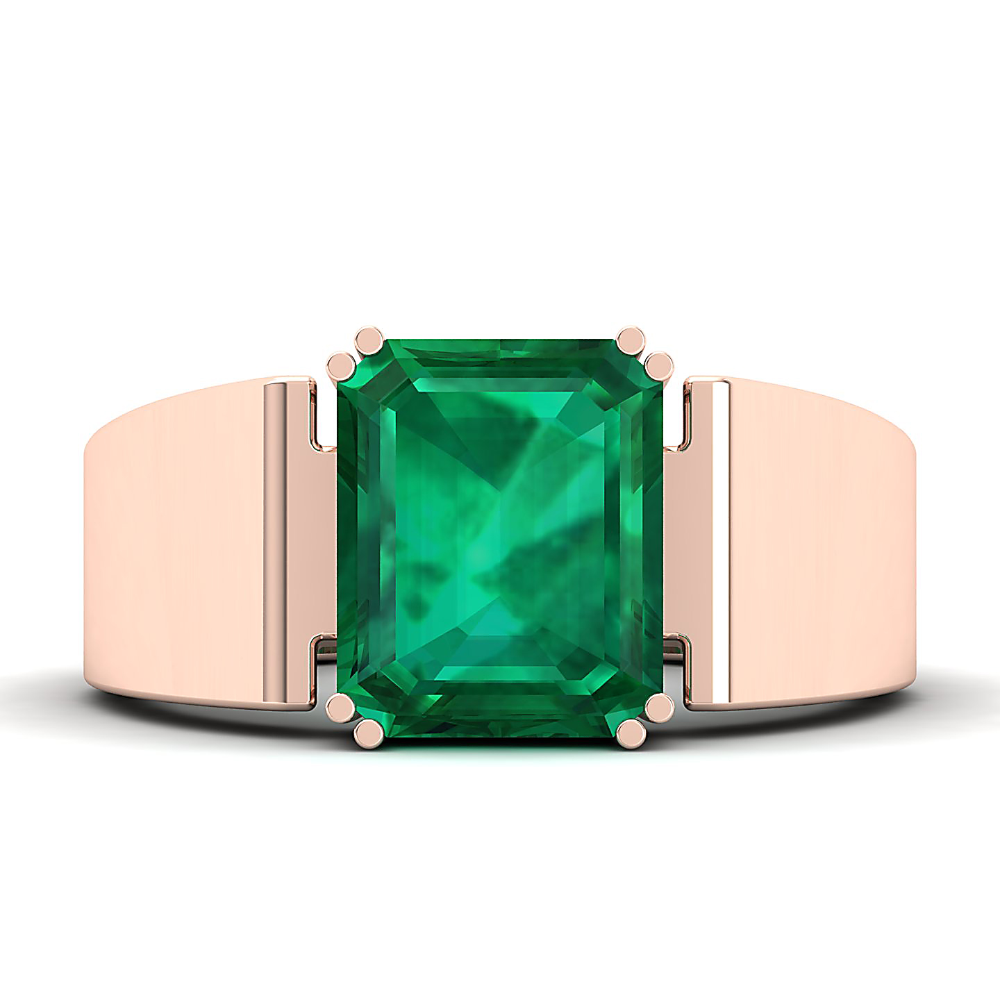 The Glorious Emerald Gold Ring