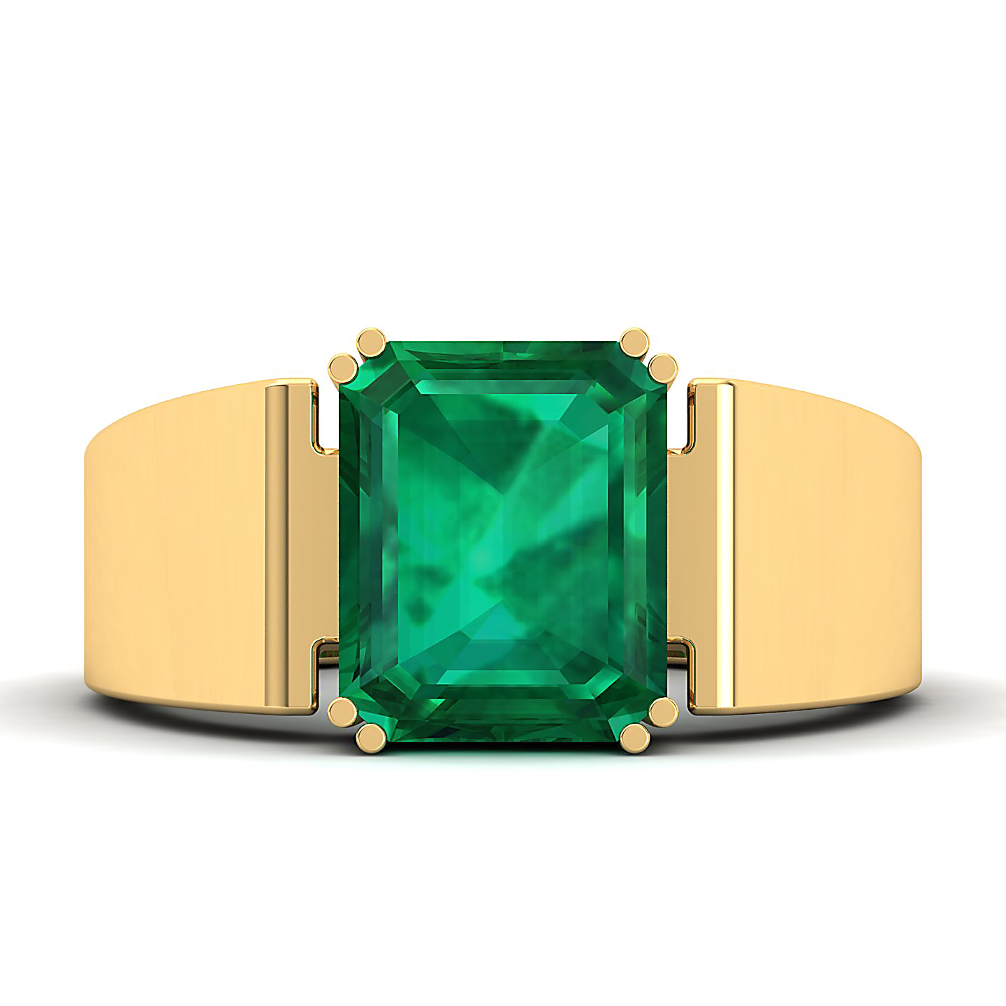 The Glorious Emerald Gold Ring