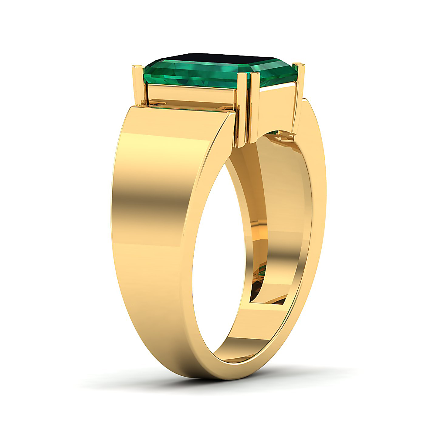 The Glorious Emerald Gold Ring
