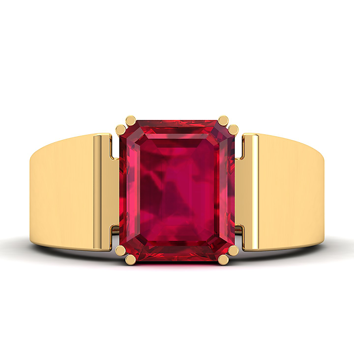 The Glorious Ruby Gold Ring