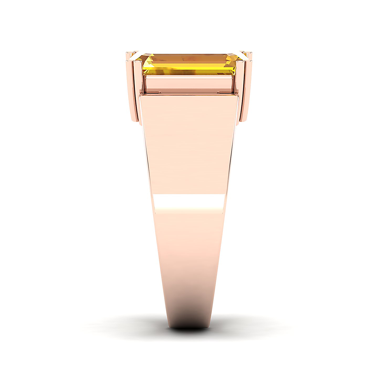 The Glorious Yellow Sapphire Gold Ring