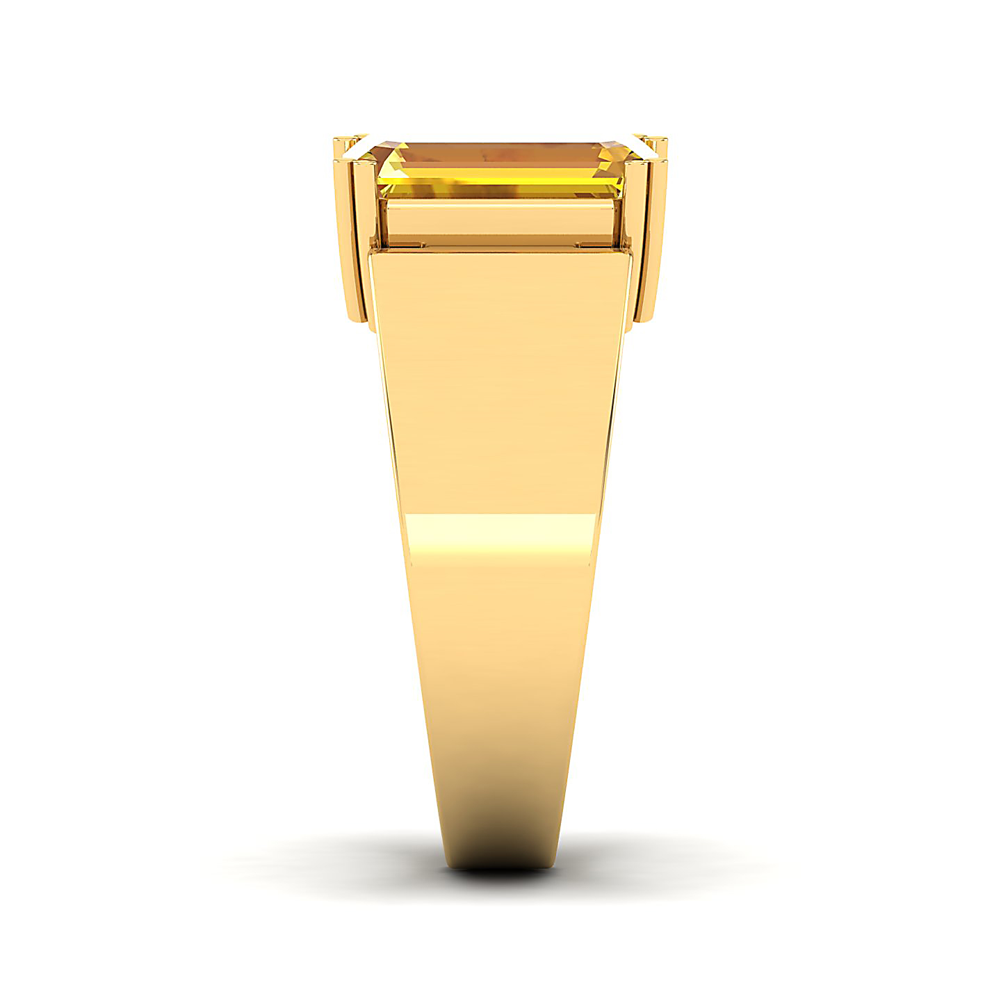 The Glorious Yellow Sapphire Gold Ring