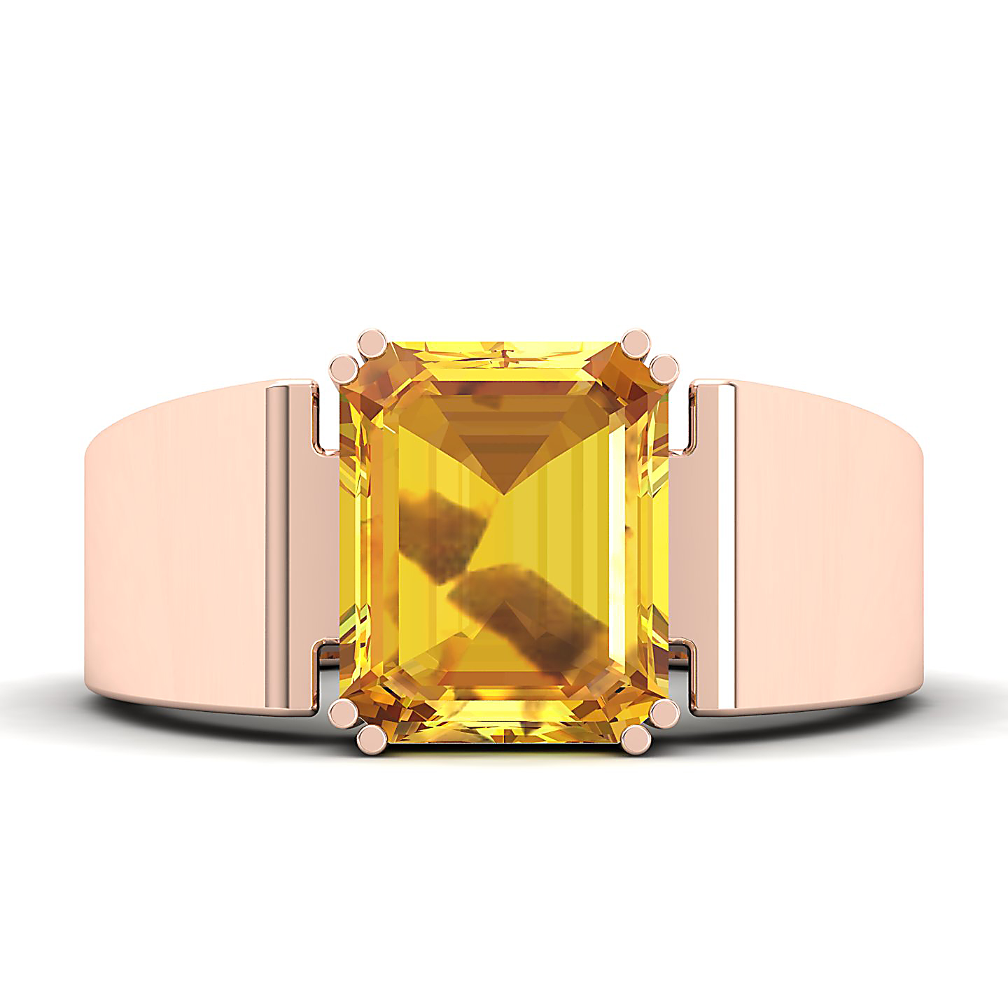 The Glorious Yellow Sapphire Gold Ring