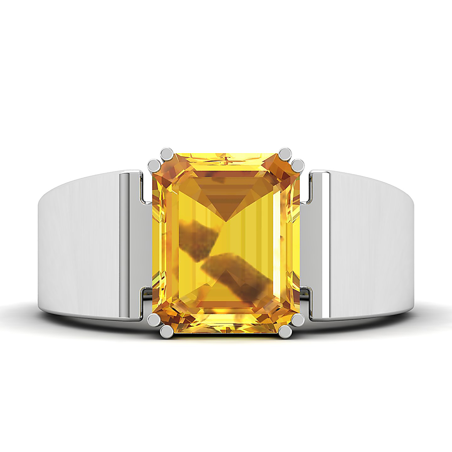 The Glorious Yellow Sapphire Gold Ring