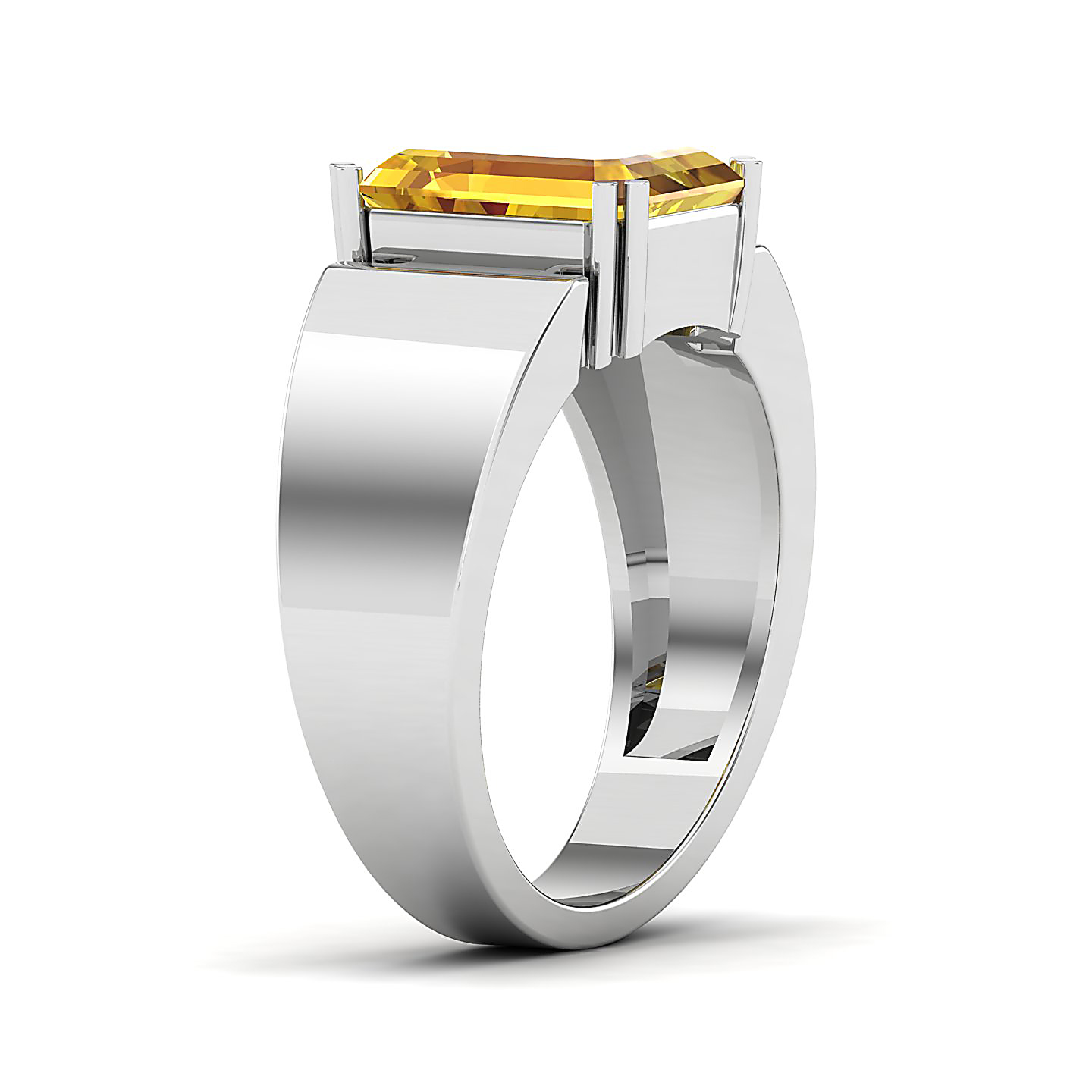 The Glorious Yellow Sapphire Gold Ring