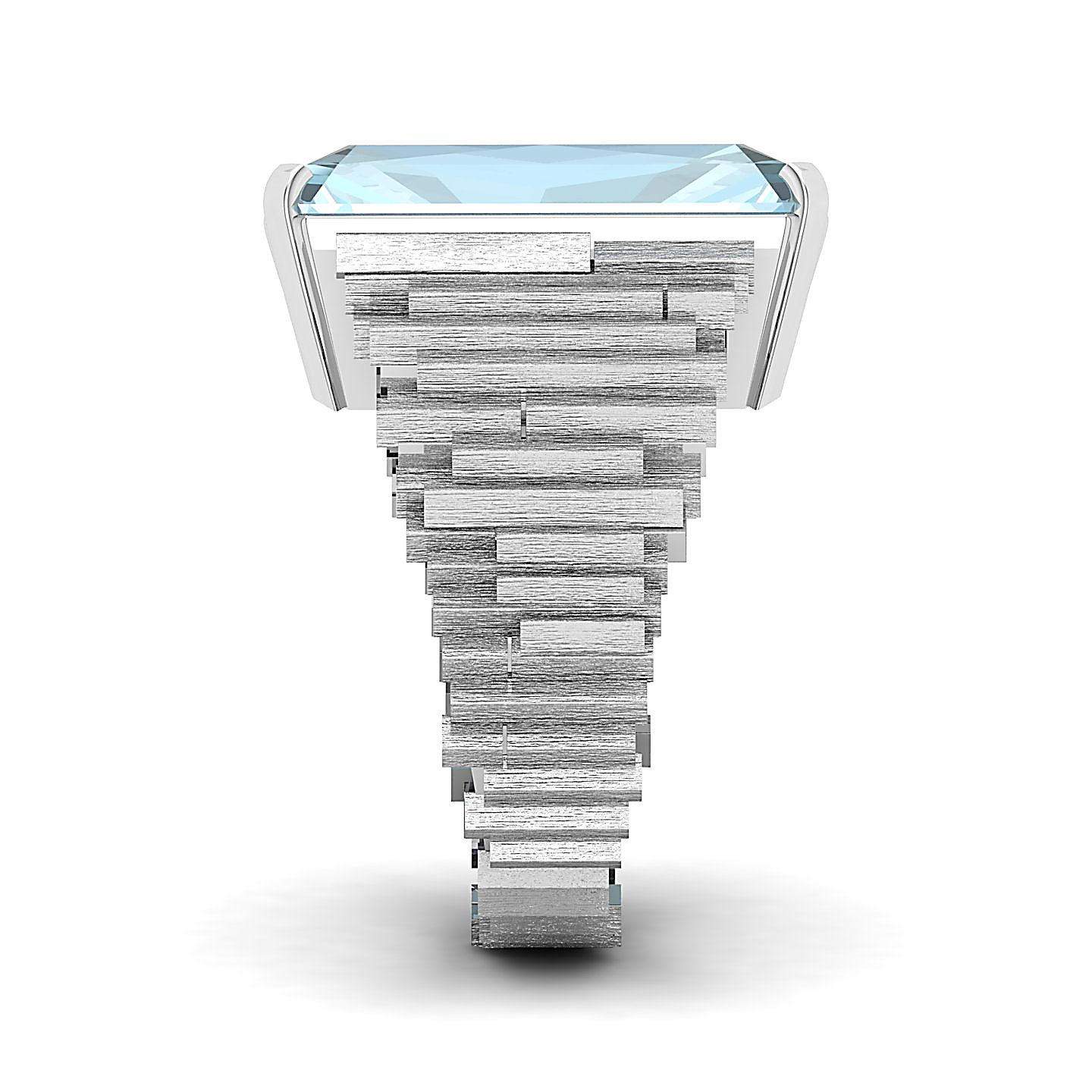 The Herculean Aquamarine Gold Ring