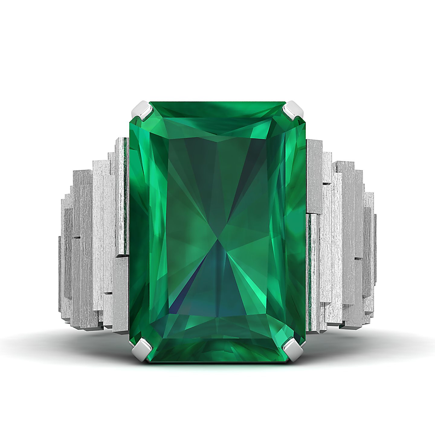 The Herculean Emerald Gold Ring
