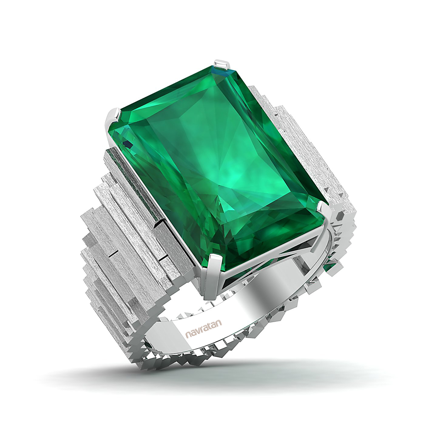 The Herculean Emerald Gold Ring