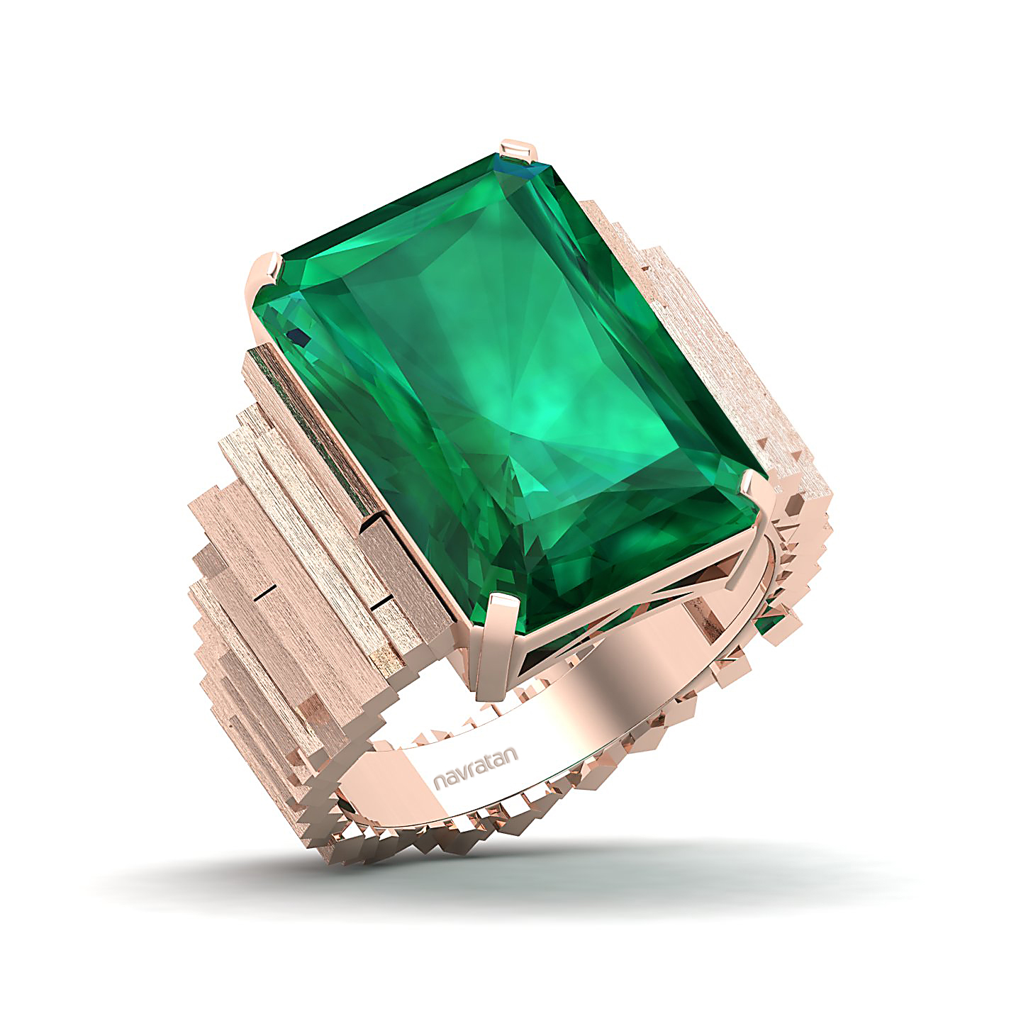 The Herculean Emerald Gold Ring