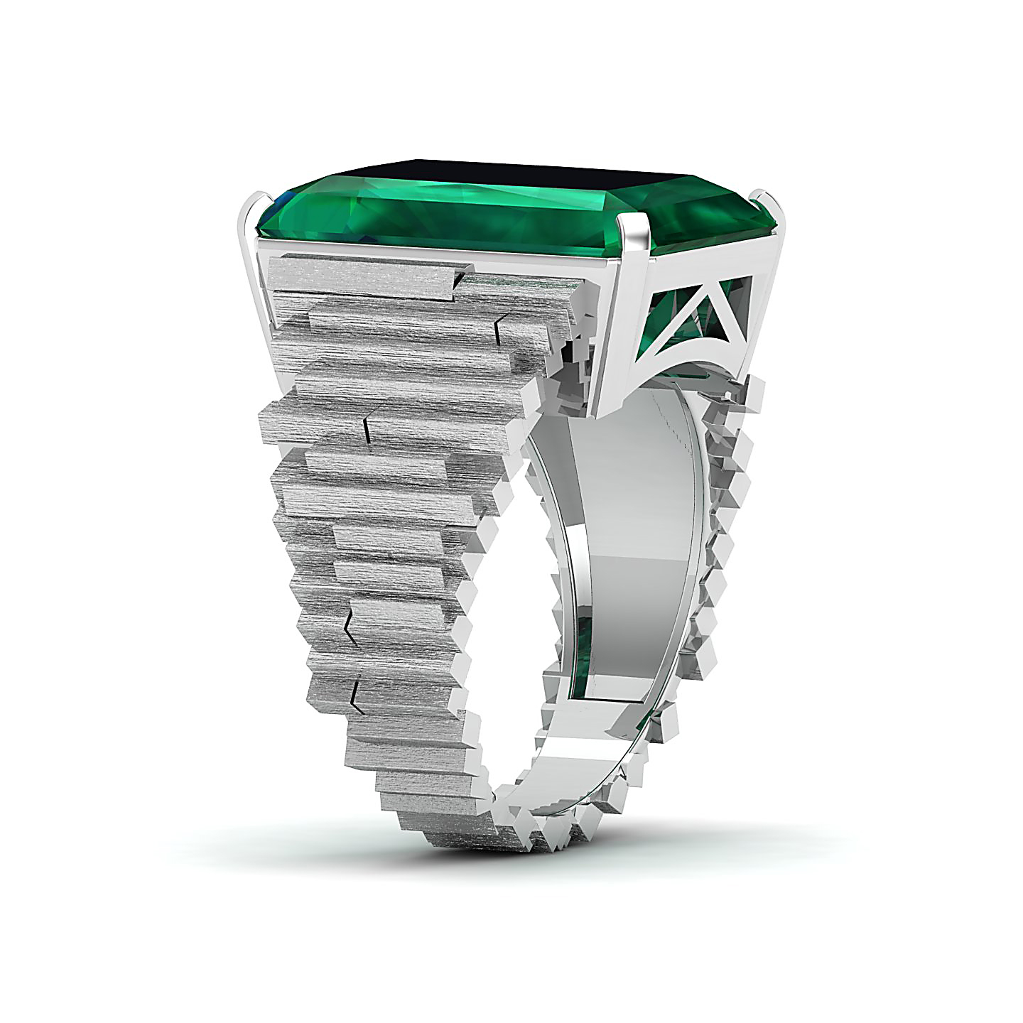 The Herculean Emerald Gold Ring