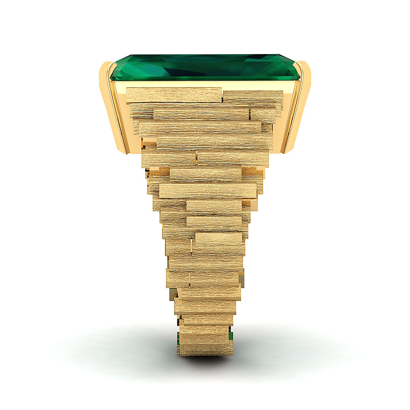 The Herculean Emerald Gold Ring