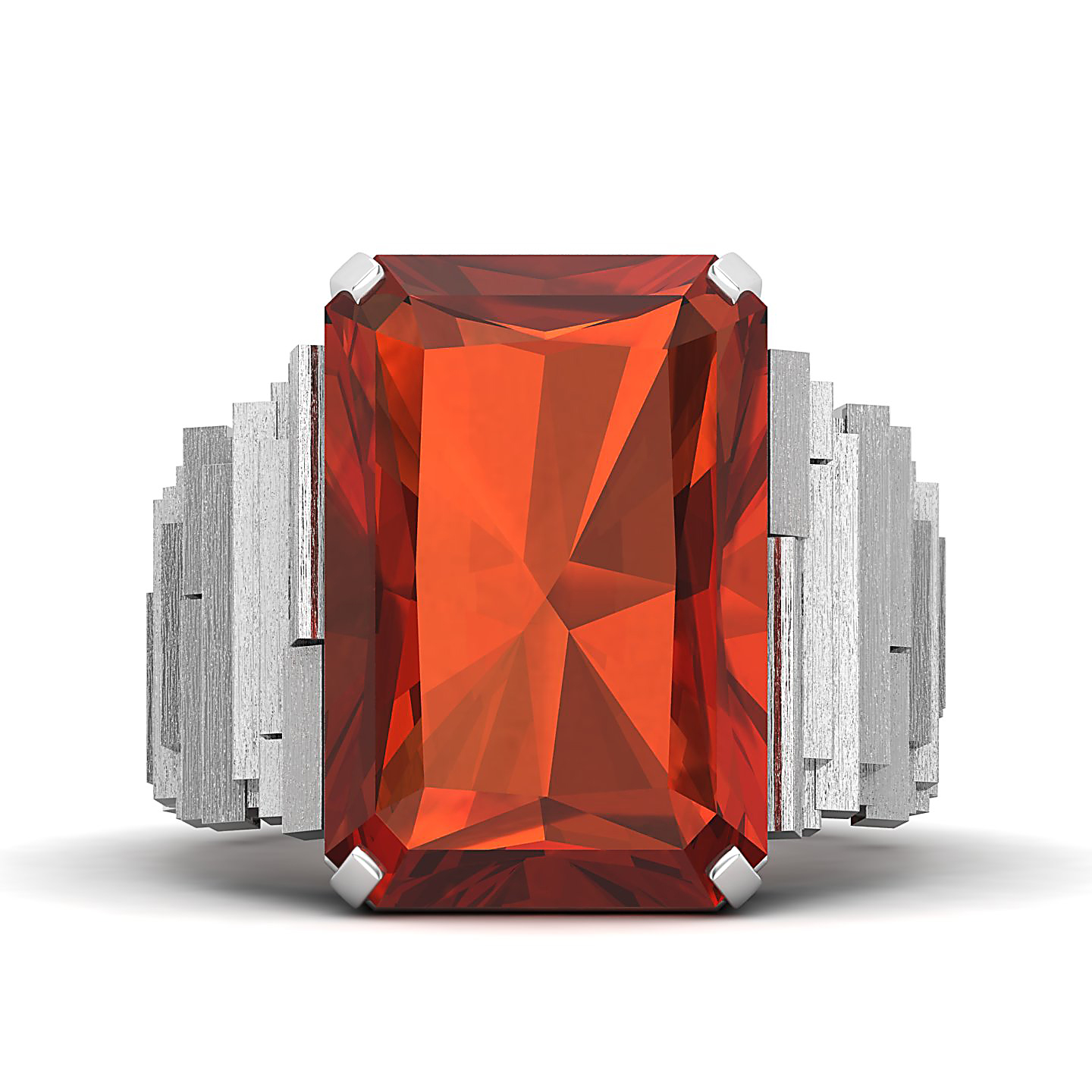 The Herculean Hessonite Gold Ring
