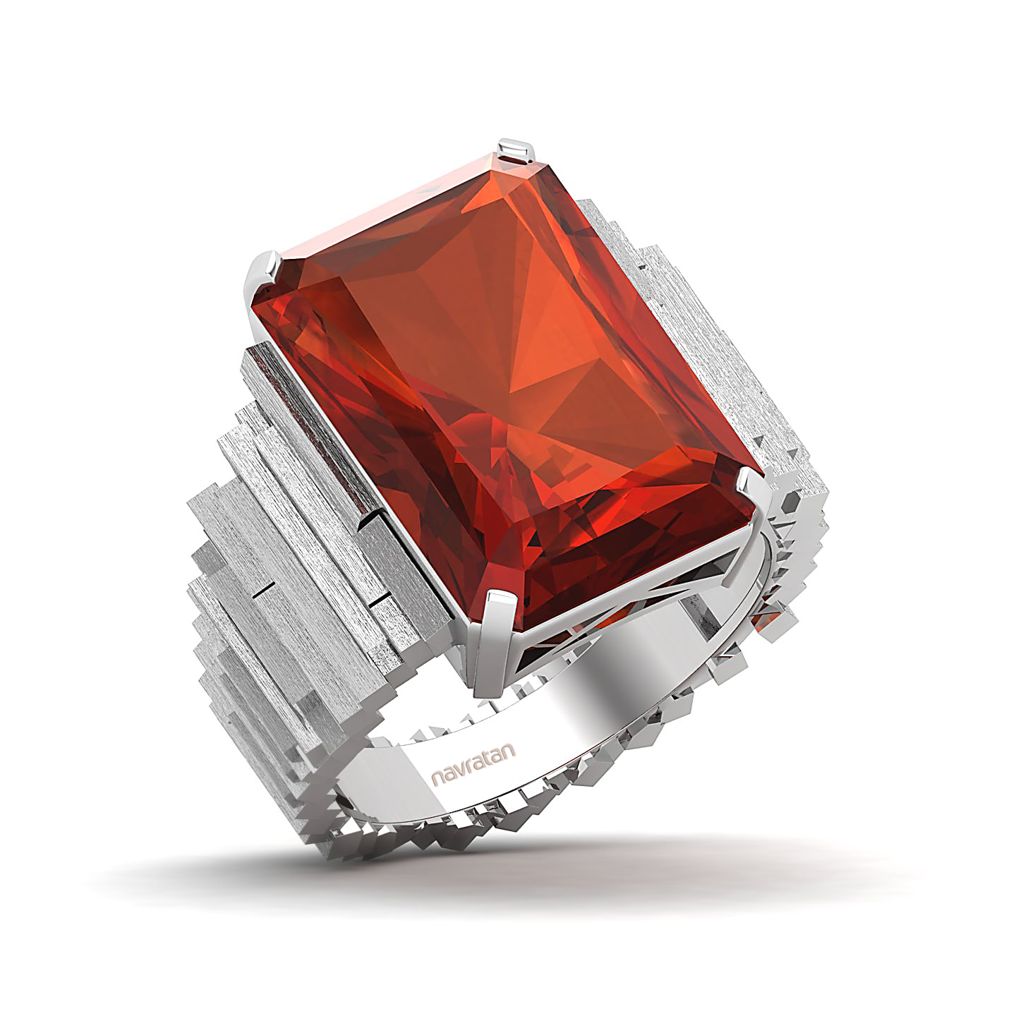 The Herculean Hessonite Gold Ring