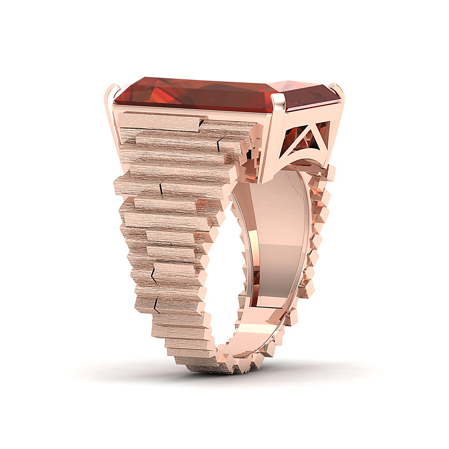 The Herculean Hessonite Gold Ring