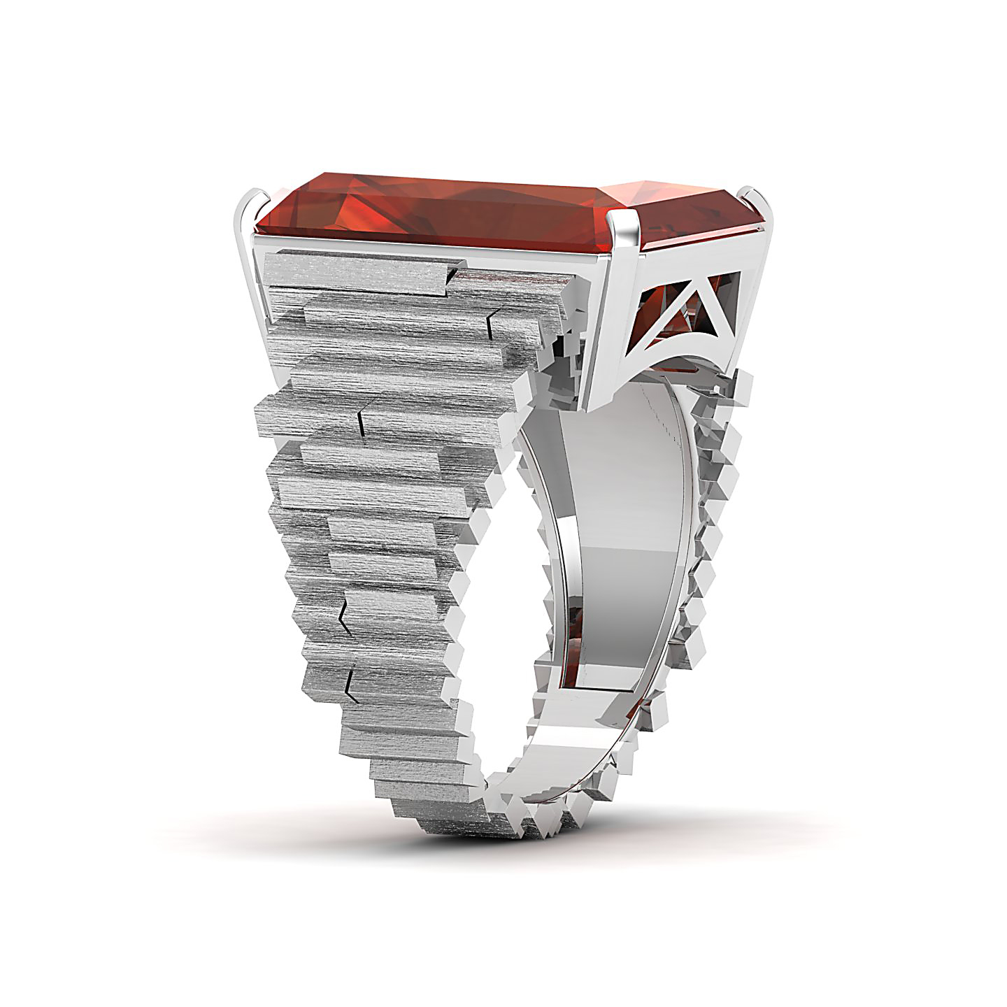 The Herculean Hessonite Gold Ring