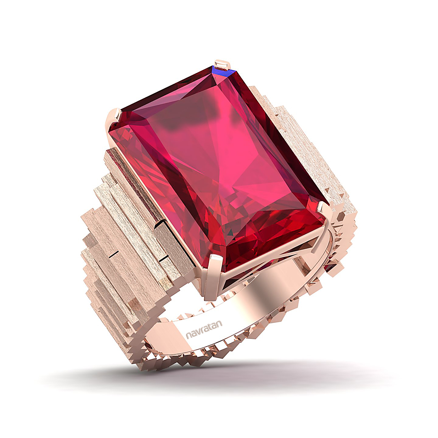 The Herculean Ruby Gold Ring