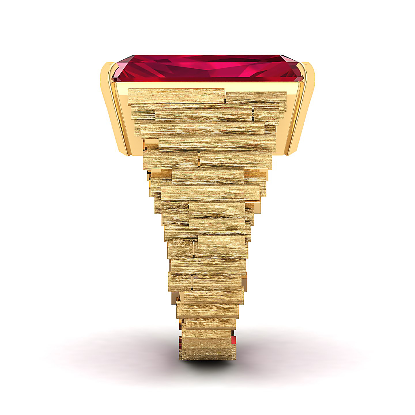 The Herculean Ruby Gold Ring
