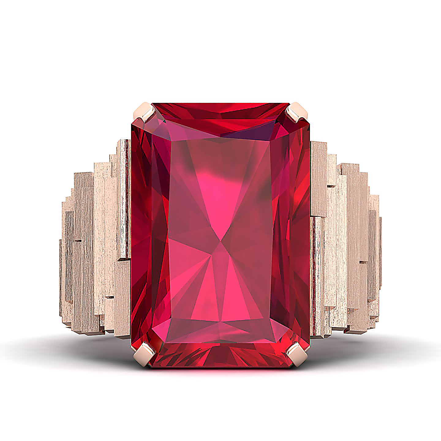 The Herculean Ruby Gold Ring