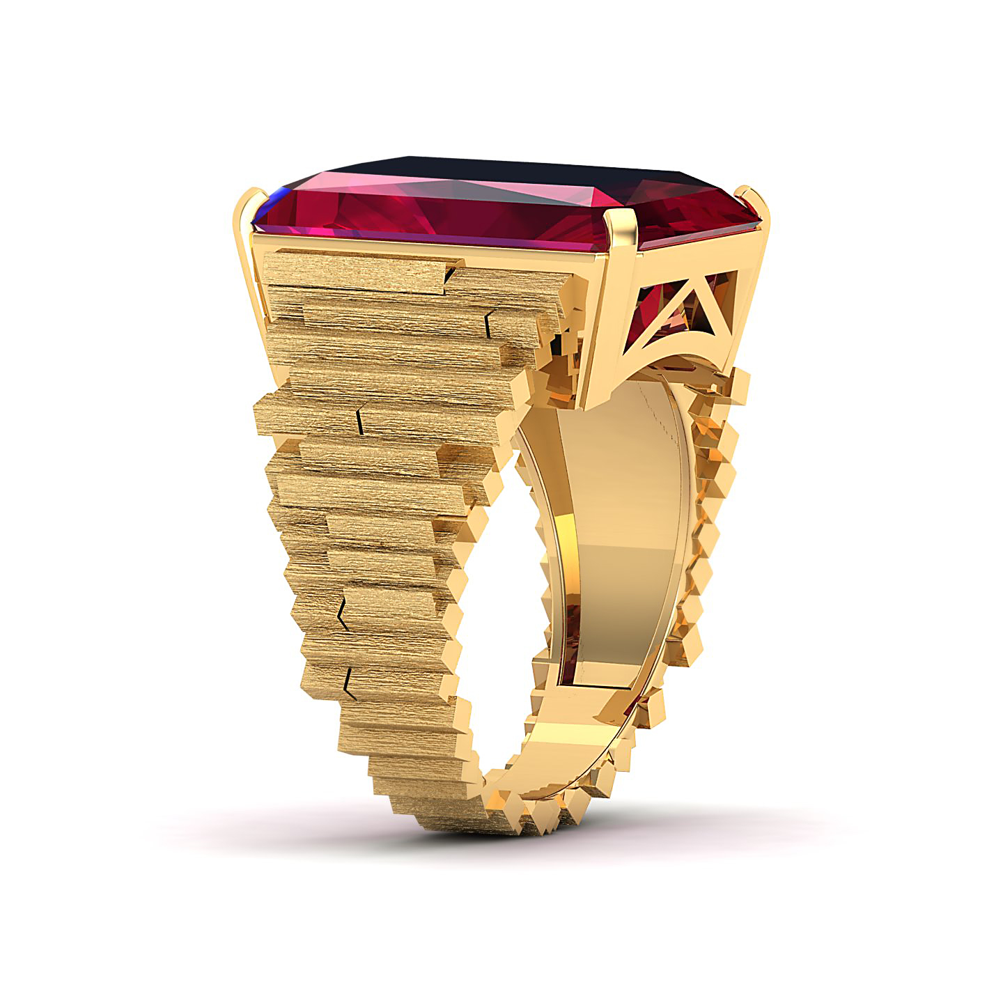 The Herculean Ruby Gold Ring