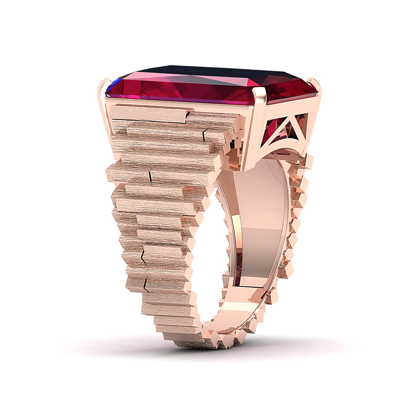 The Herculean Ruby Gold Ring