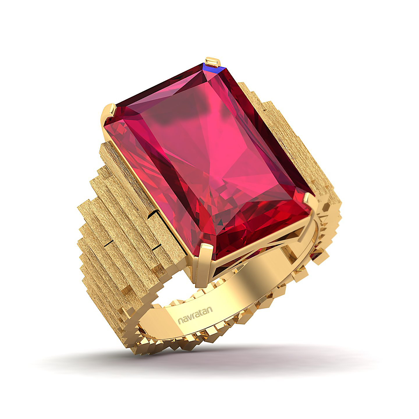 The Herculean Ruby Gold Ring